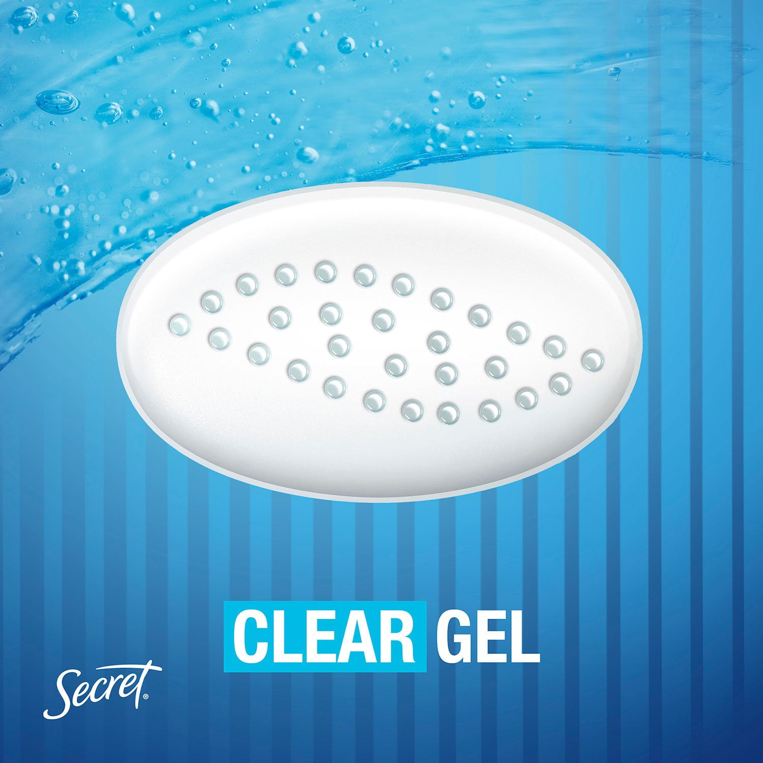 Secret Outlast Clear Gel Deodorant, Completely Clean, 2.6 oz., 4 pk. - Image 2