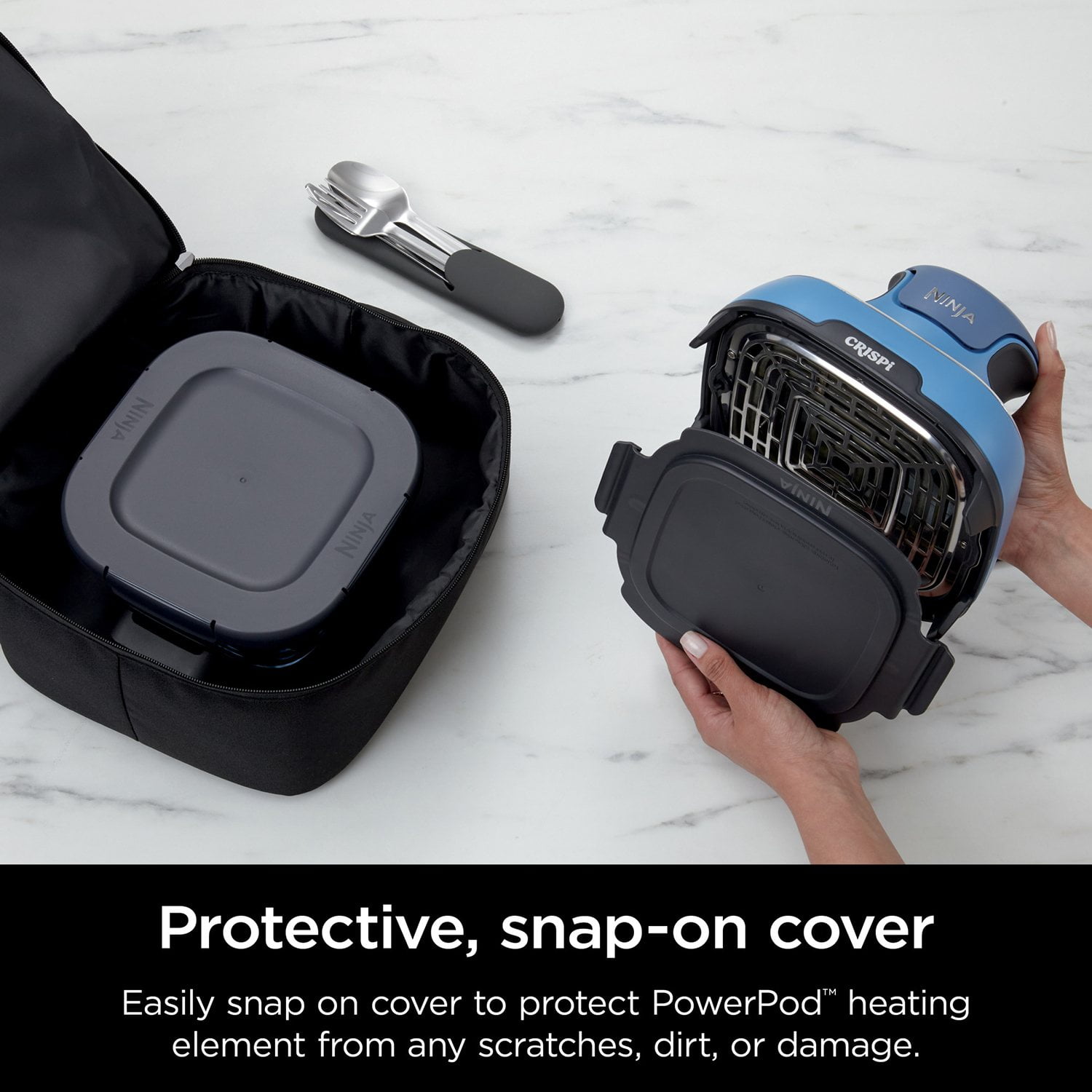 Ninja Crispi 5-in-1 Portable Glass Air Fryer Cooking System - Image 6