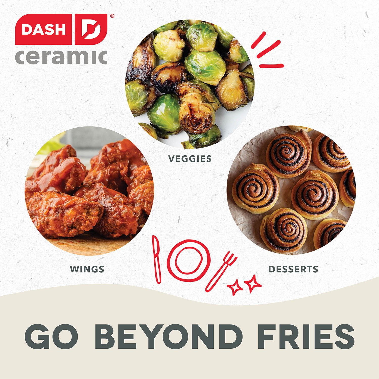 Dash Tasti-Crisp 2.6 Quart Ceramic Express Air Fryer - Image 6