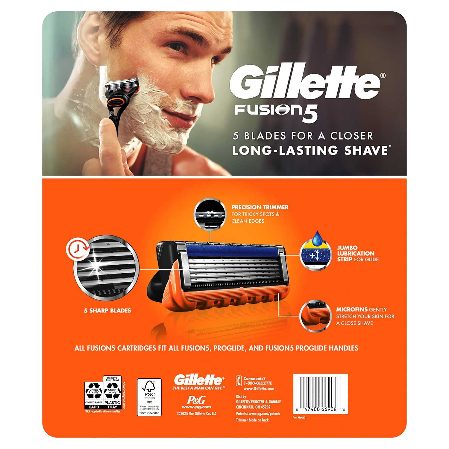 Gillette Fusion5 Men's Razor Cartridges, 16 ct. - Image 9