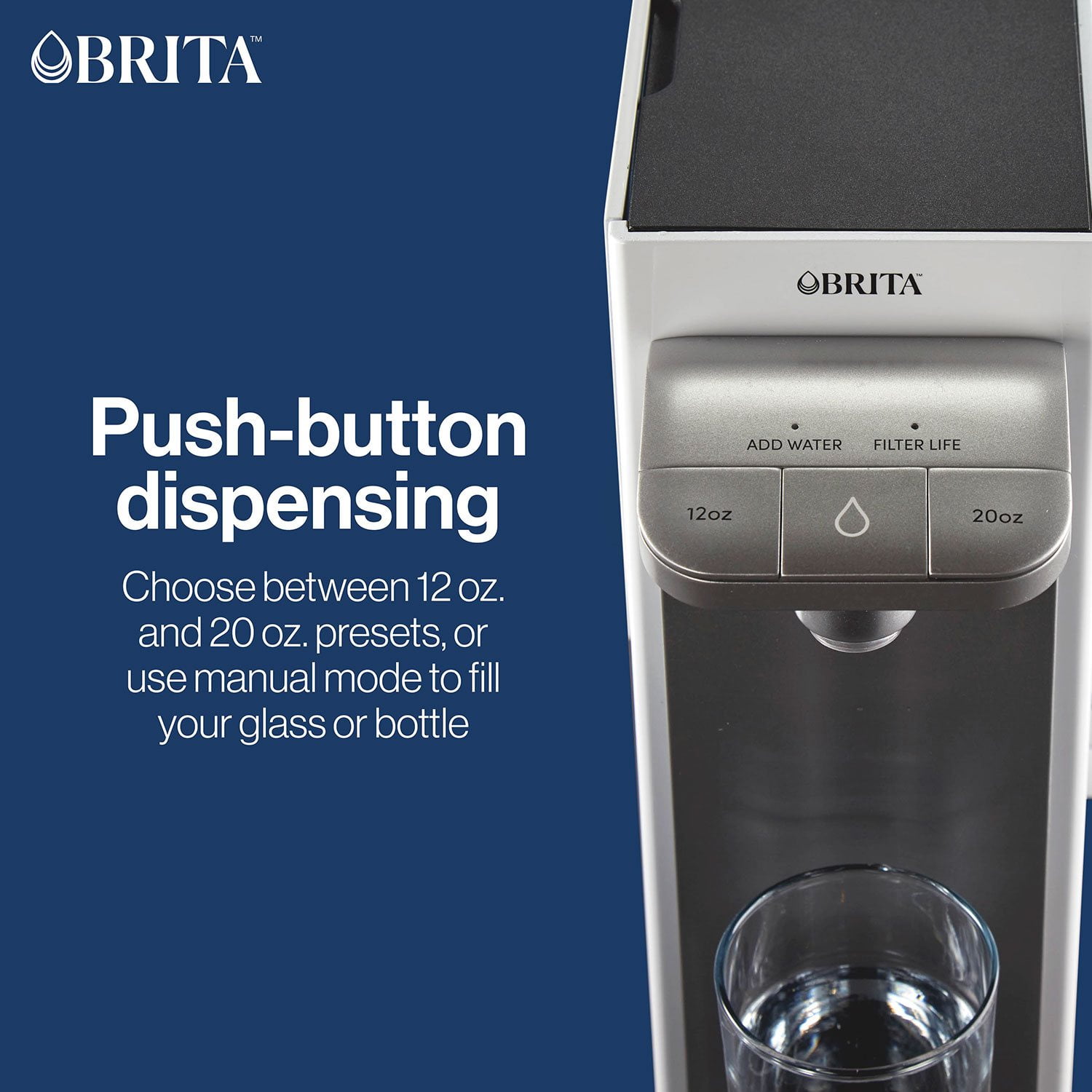 Brita Hub 12Cup Countertop Water Filtration Device with 2 Carbon Block Filters - Image 6