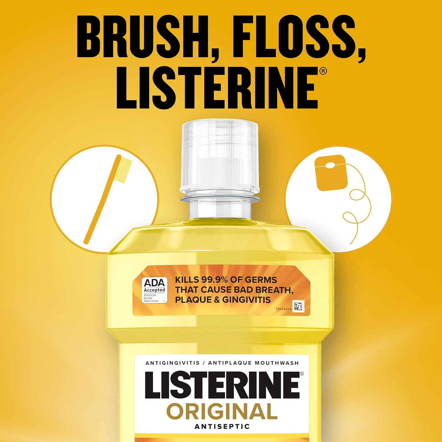 Listerine Antiseptic Original Mouthwash, 50.7 fl. oz., 2 pk. - Image 7
