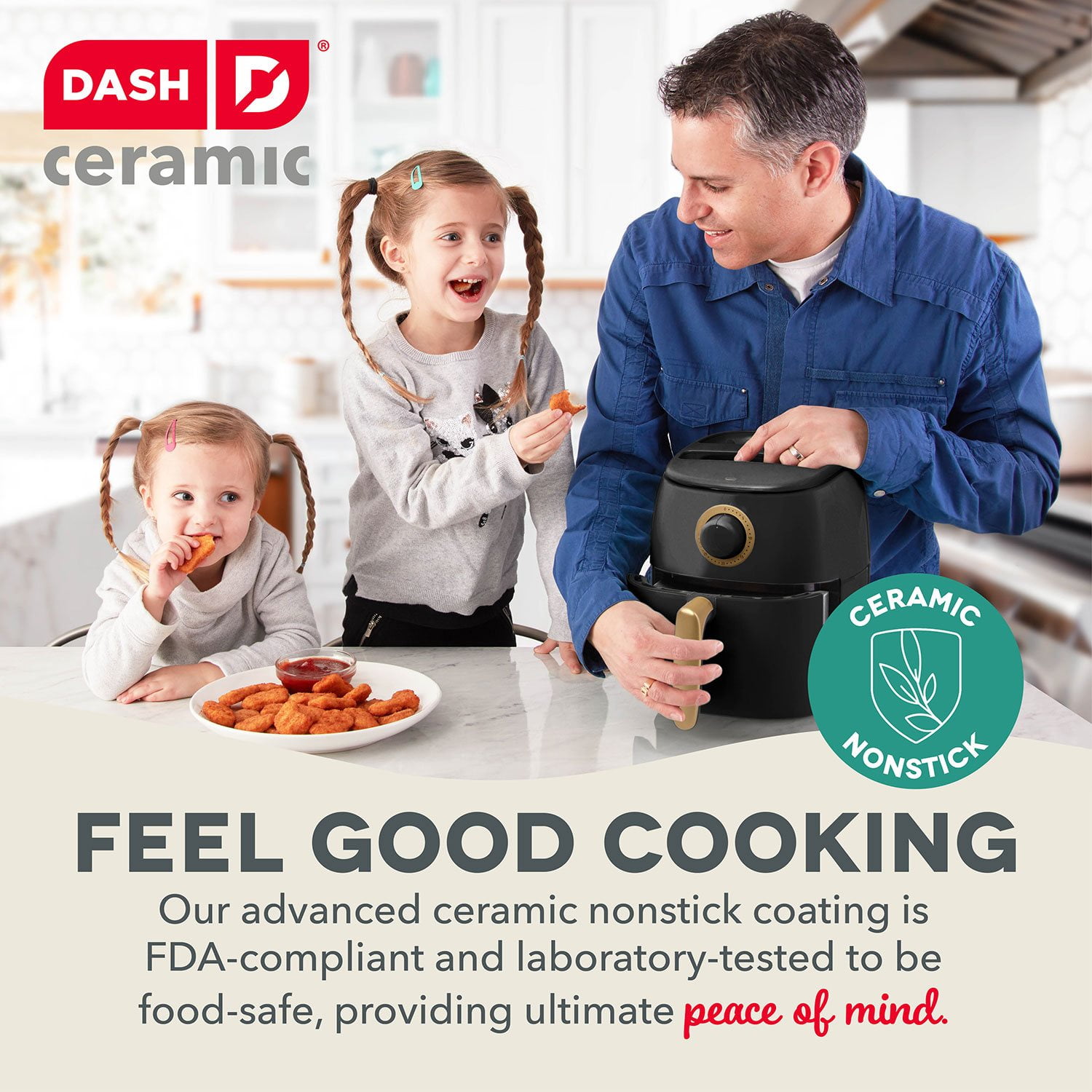 Dash Tasti-Crisp 2.6 Quart Ceramic Express Air Fryer - Image 2