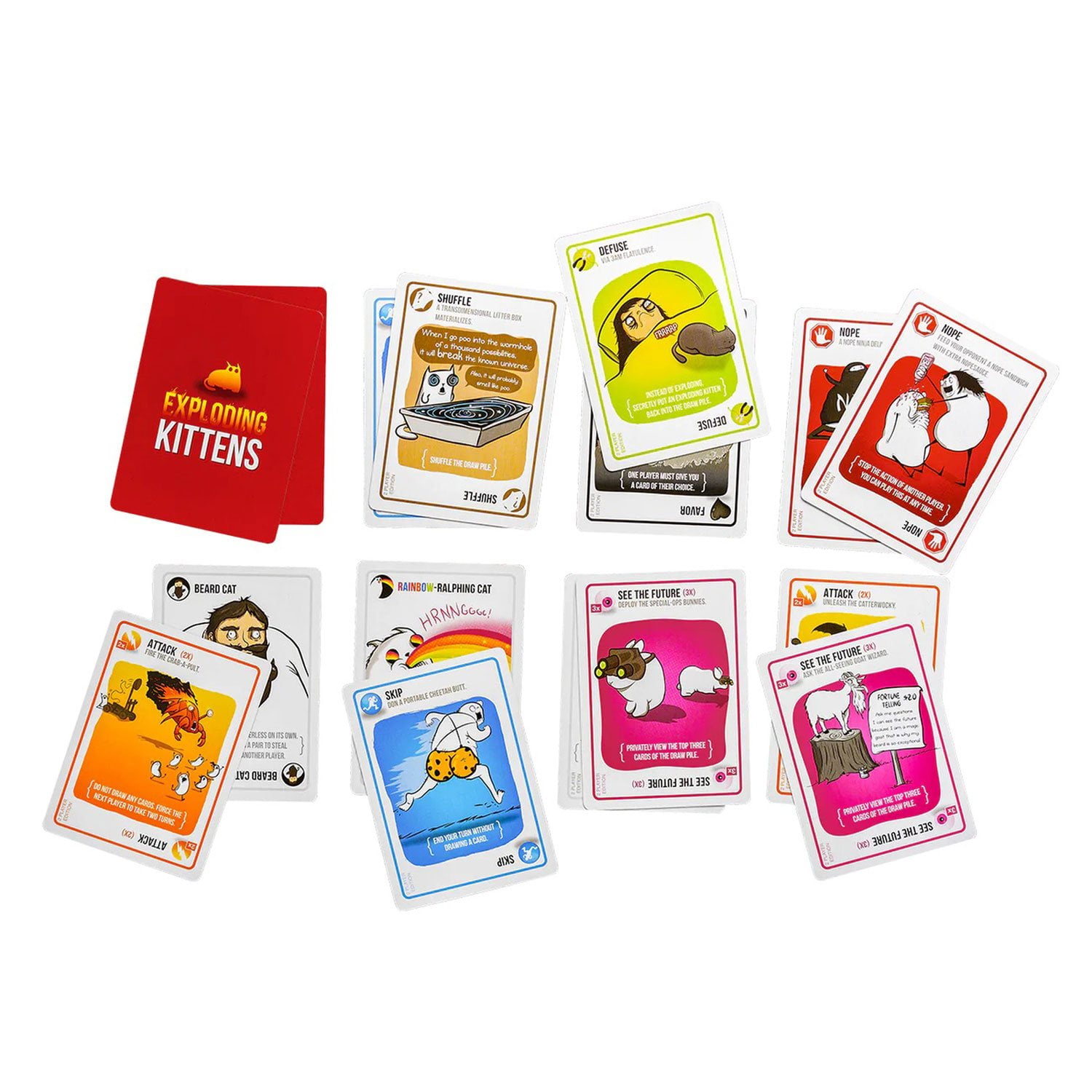 Exploding Kittens® & Happy Salmon® Grab & Game Edition Card Games Bundle - Image 4