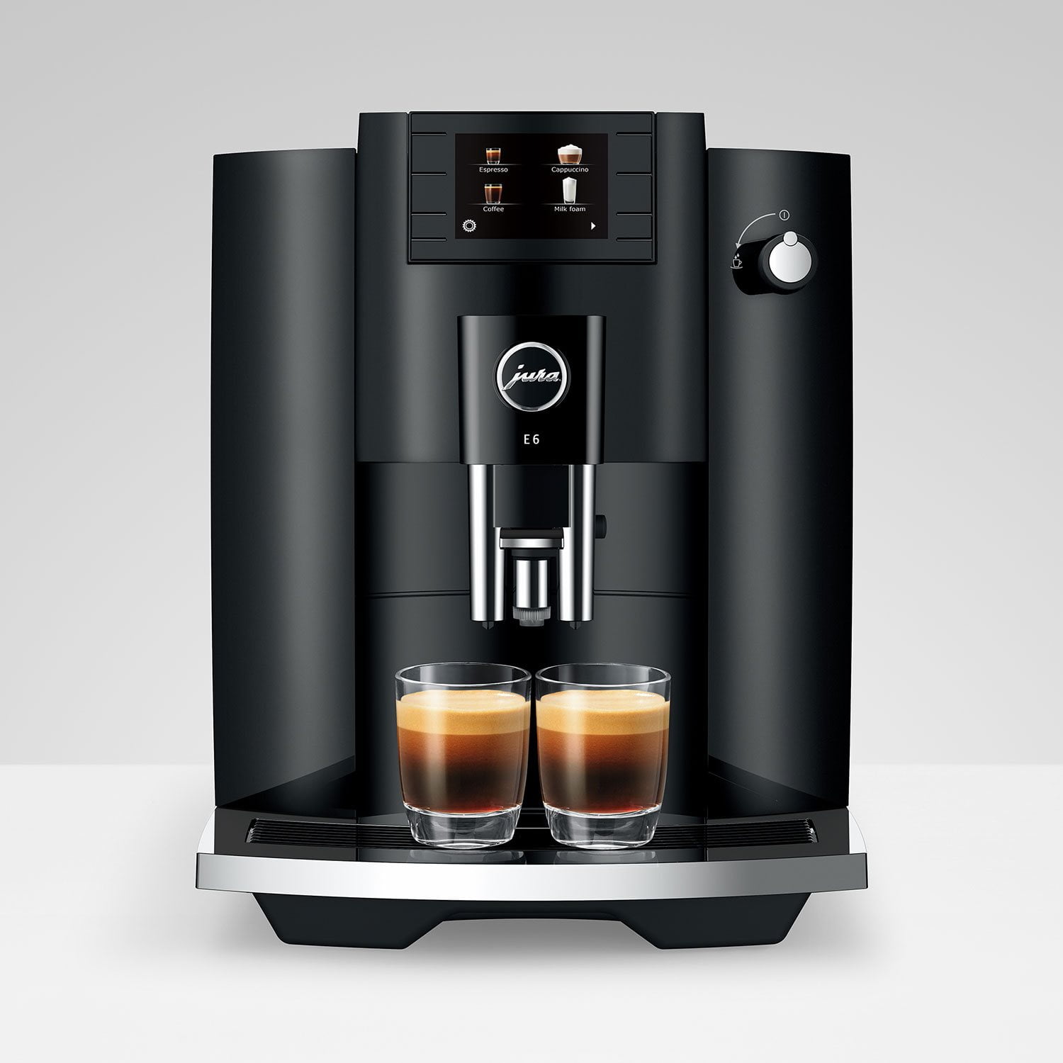 Jura E6 Black Automatic Coffee Center with 11 Brewing Options