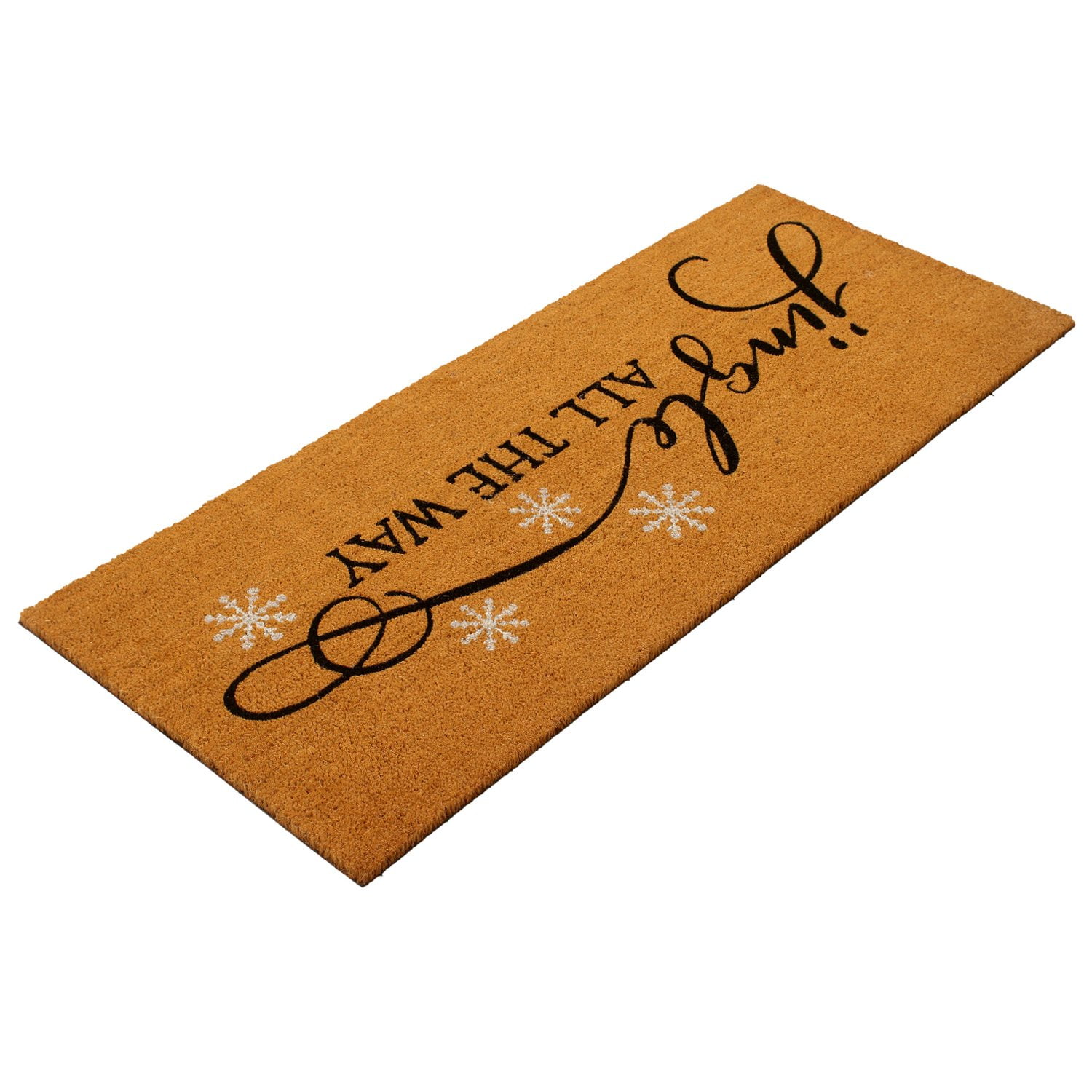 Member's Mark 23" x 57" Holiday Double Door Coir Mat, Jingle All the Way - Image 4