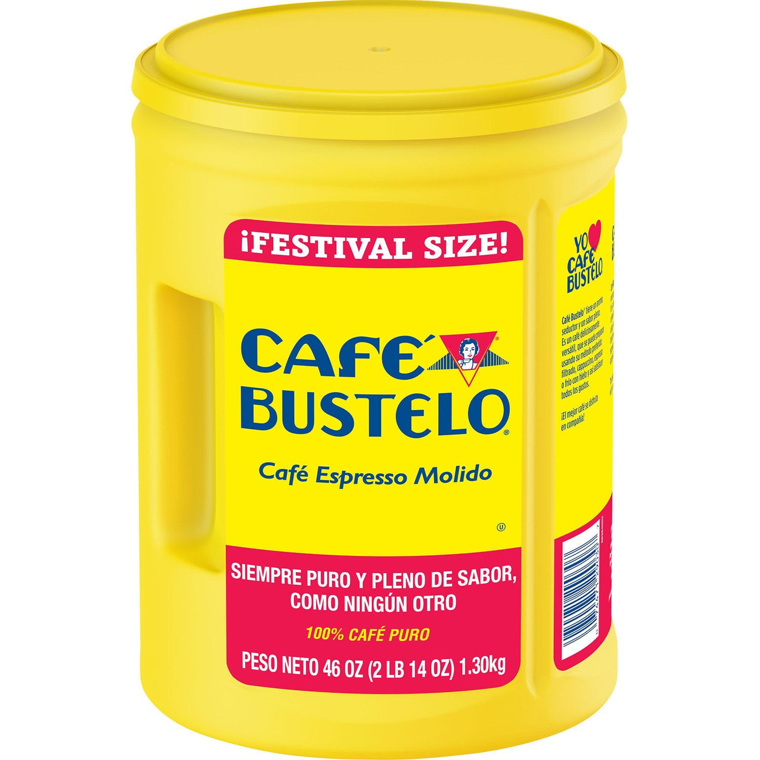 Café Bustelo Festival Size Dark Roast Ground Coffee, Espresso 46 oz. - Image 2