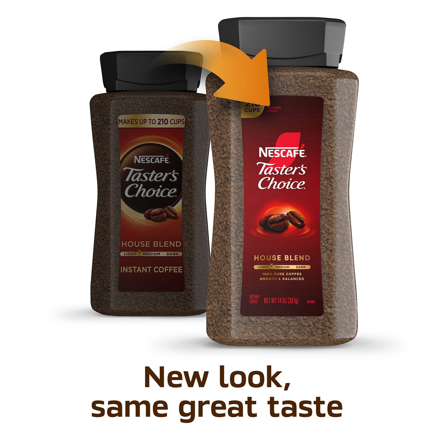 Nescafé Taster's Choice House Blend Light-Medium Instant Coffee, 14 oz. - Image 2