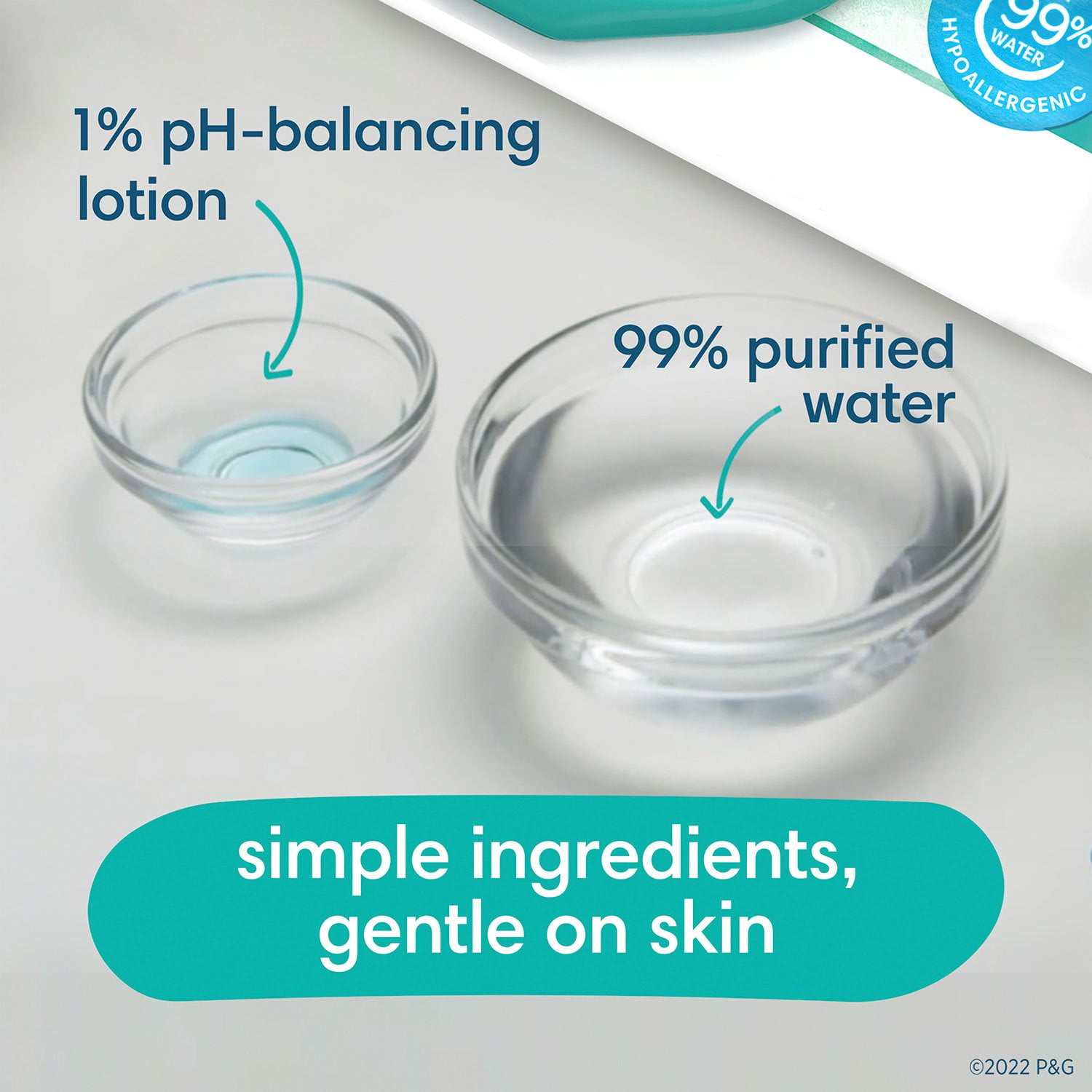 Pampers Aqua Pure Baby Wipes, Fragrance Free, 13 pk., 728 Wipes - Image 3