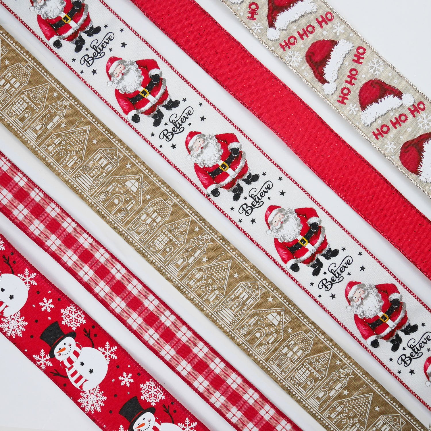 Member’s Mark Premium Wired Holiday Ribbon, 6 pk. - Image 5