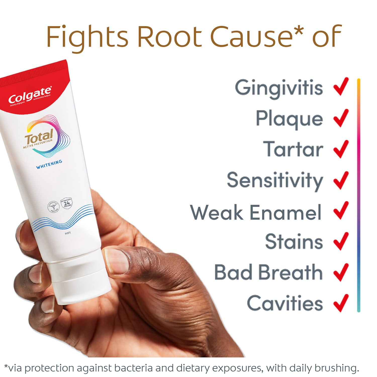 Colgate Total Whitening Toothpaste, 6 oz., 5 pk. - Image 4