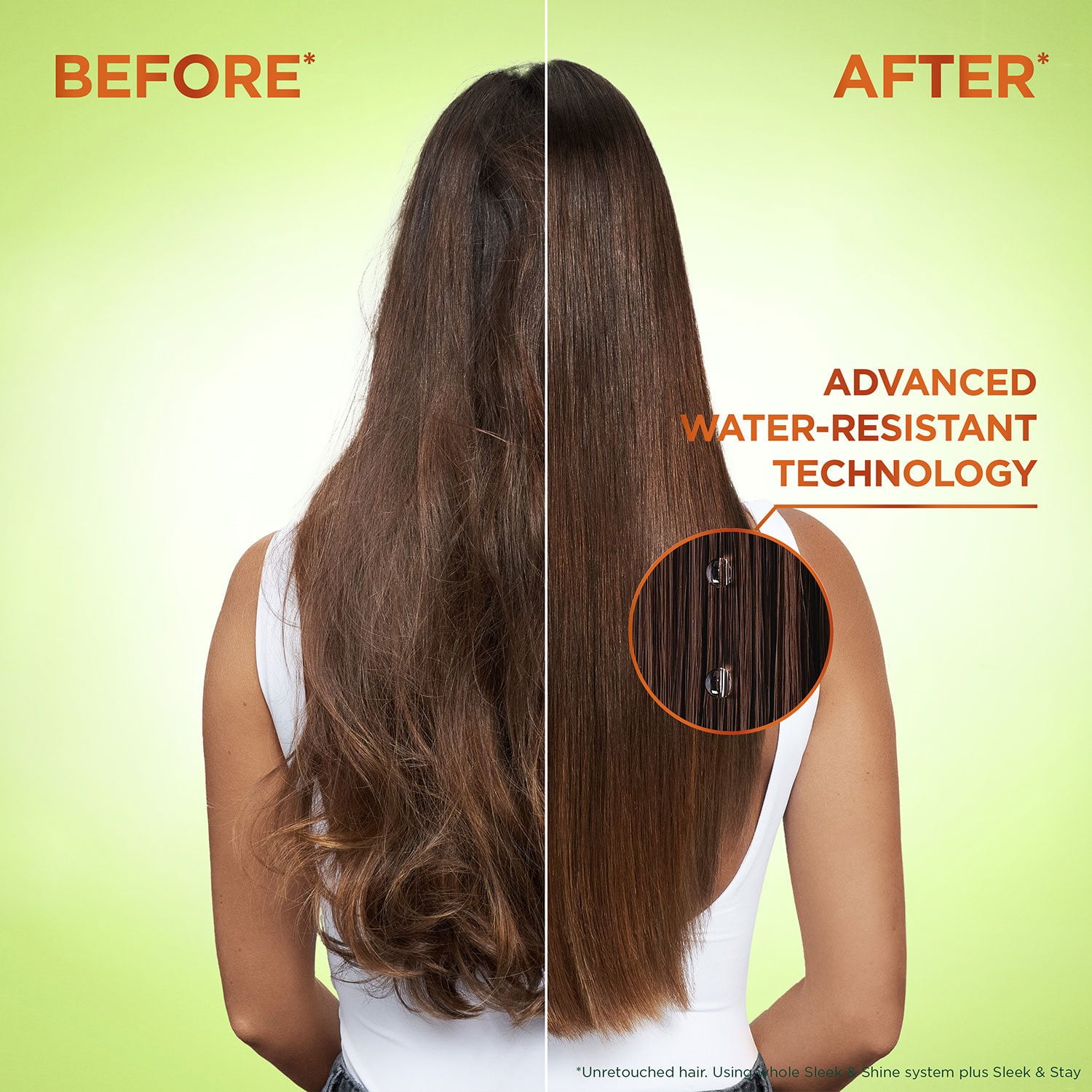 Garnier Fructis Sleek & Shine Shampoo & Conditioner, 40 fl. oz., 2 pk. - Image 6