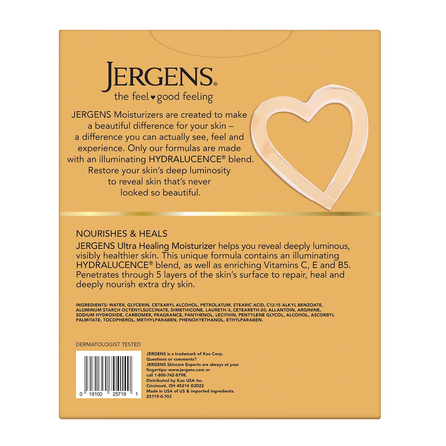 Jergens Ultra Healing Extra Dry Skin Moisturizer, 45 fl. oz. - Image 2