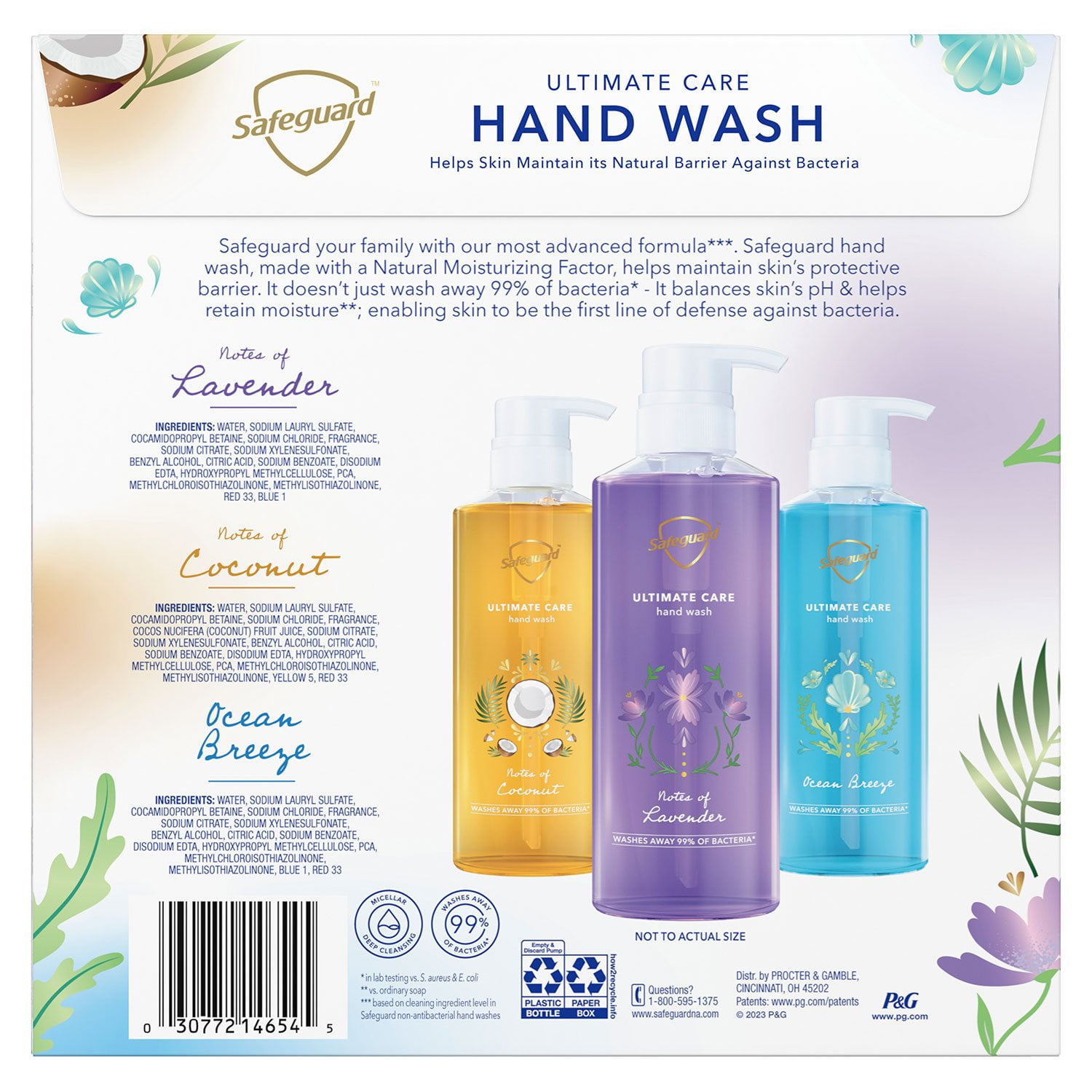 Safeguard Ultimate Care Hand Wash, Variety Pack, 15.5 fl. oz., 3 pk. - Image 8