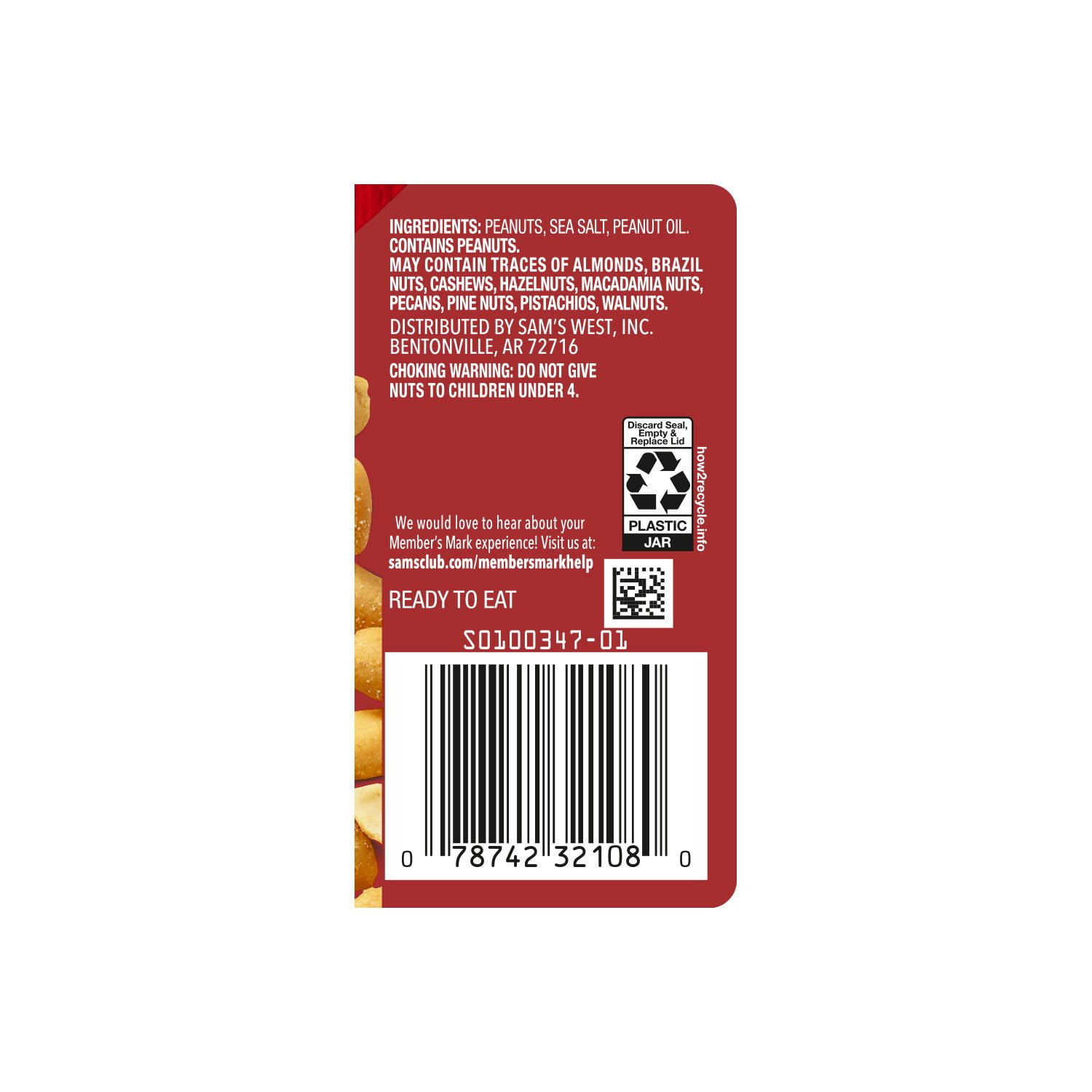 Member's Mark Extra Large Virginia Peanuts, 34.5 oz. - Image 5