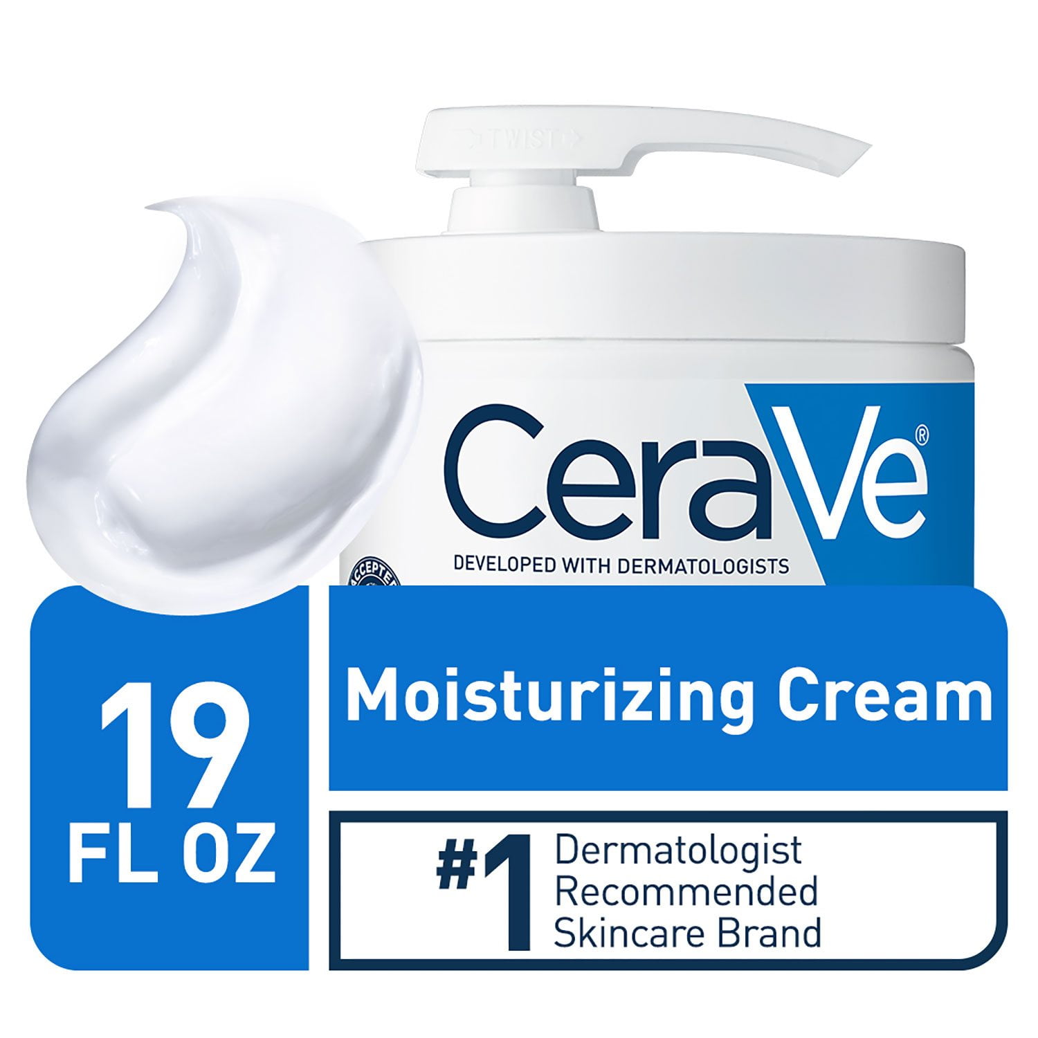 CeraVe Daily Moisturizing Cream with Pump, 19 oz. - Image 2