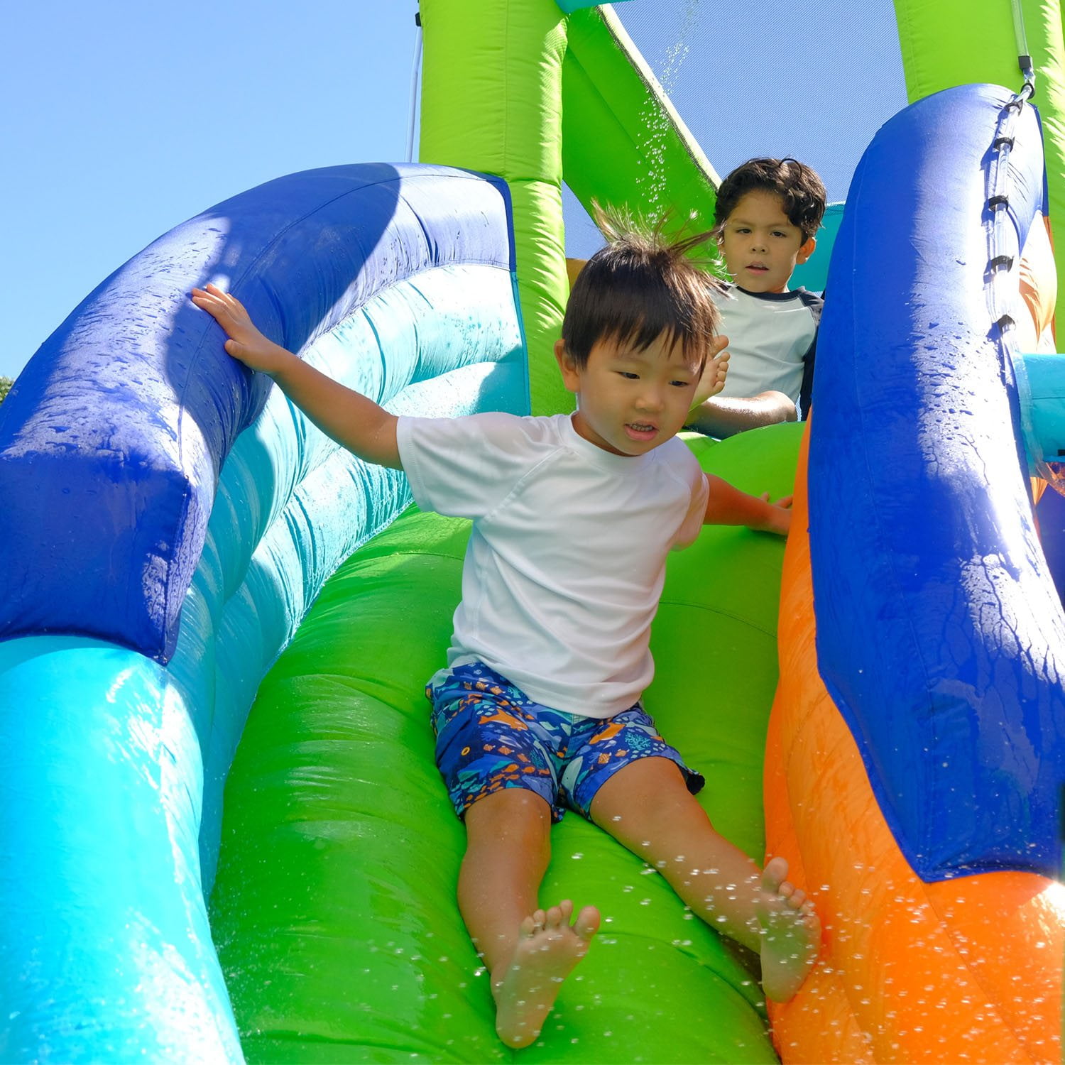 My 1st Water Slide Splash and Slide with Tunnel and Water Arch - Image 4