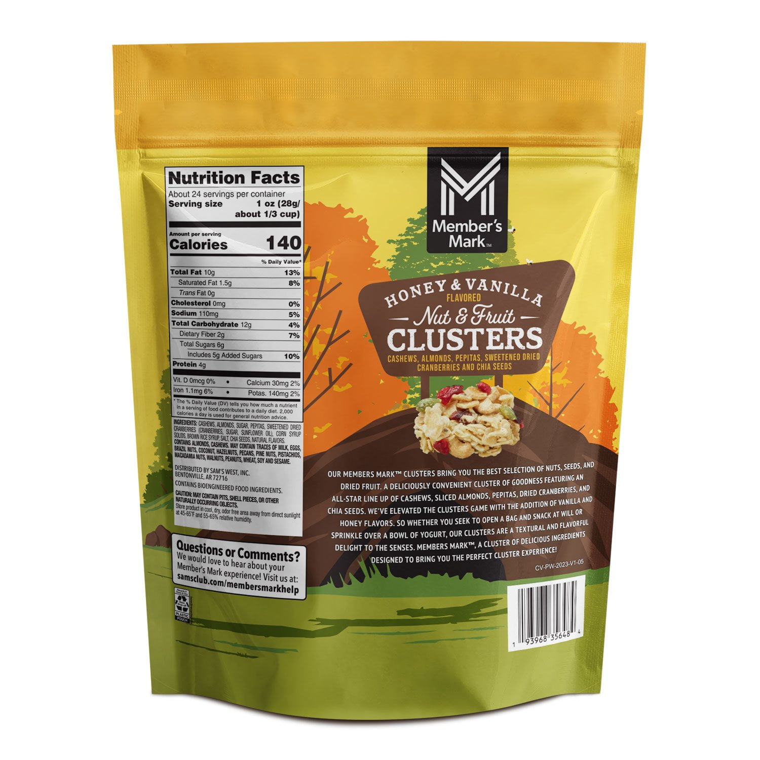 Member's Mark Honey Vanilla Nut and Fruit Clusters, 24 oz. - Image 6