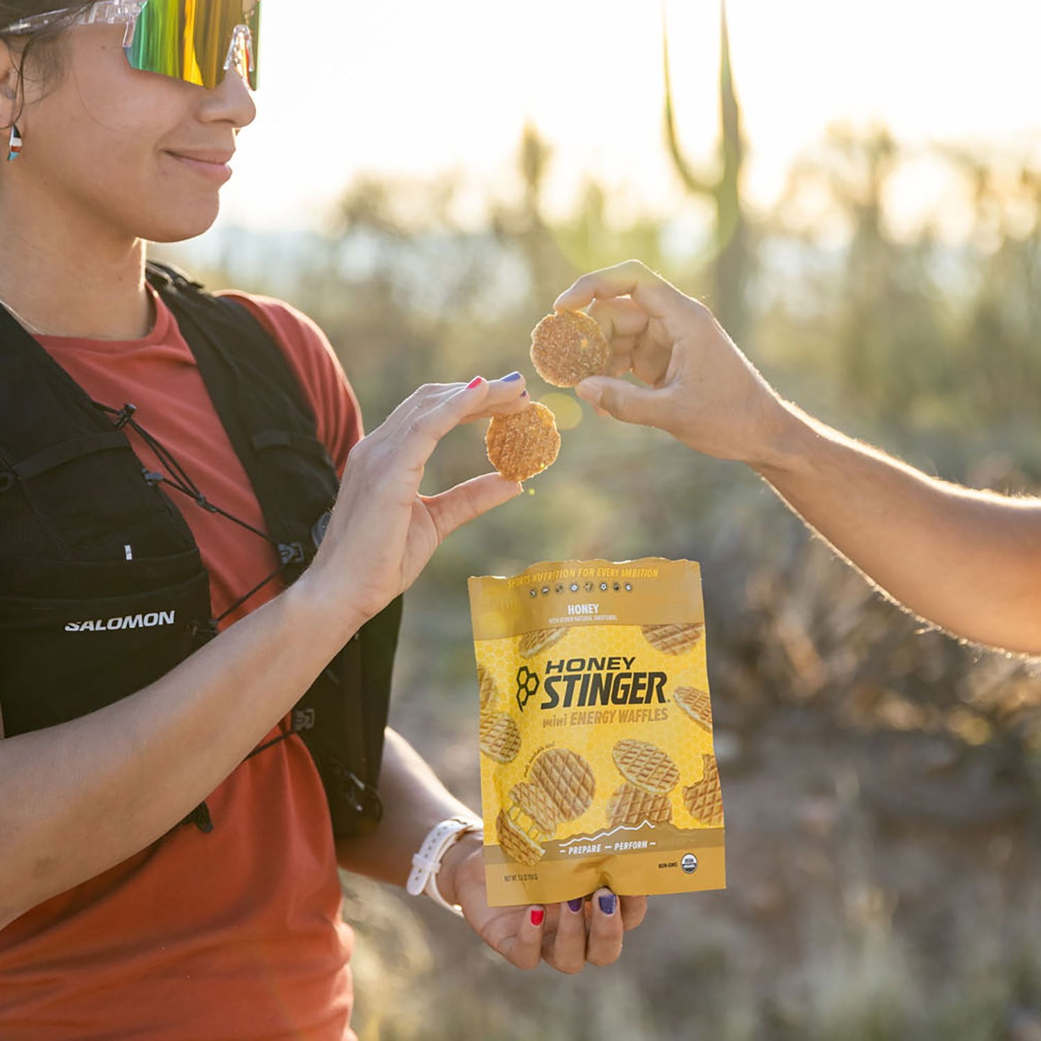 Honey Stinger Organic Mini Waffles, Honey, Caffeine Free Healthy Snack, Resealable Bag, 5.3 oz. - Image 5
