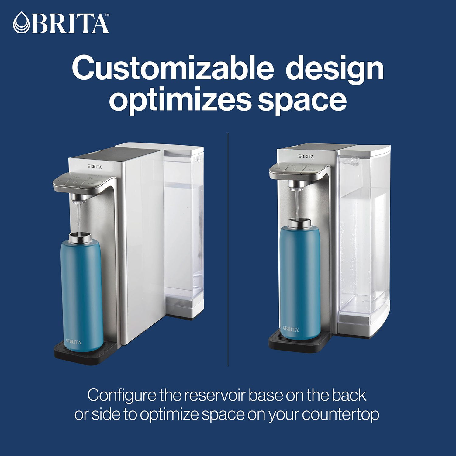 Brita Hub 12Cup Countertop Water Filtration Device with 2 Carbon Block Filters - Image 7