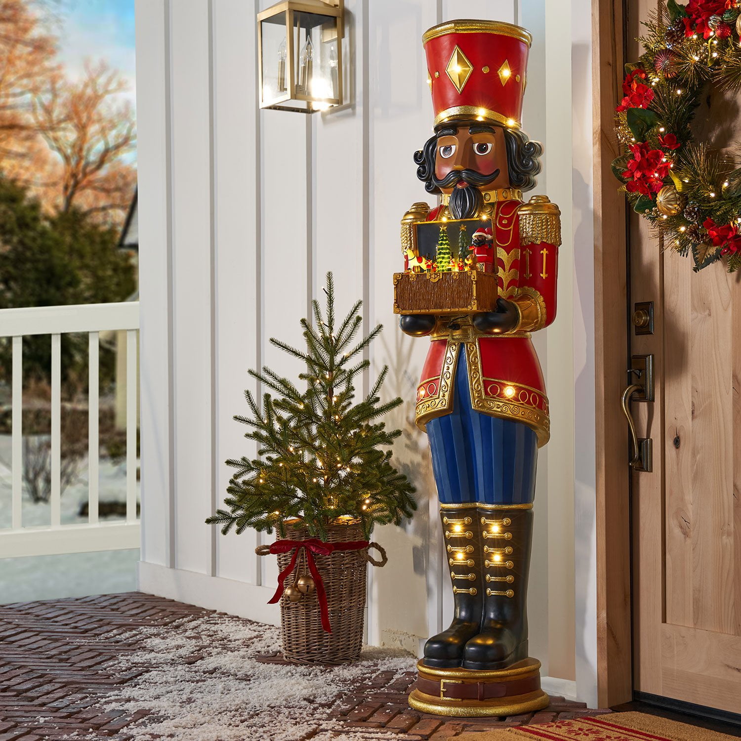 Member's Mark 6' Pre-Lit Grand Nutcracker with Music Box