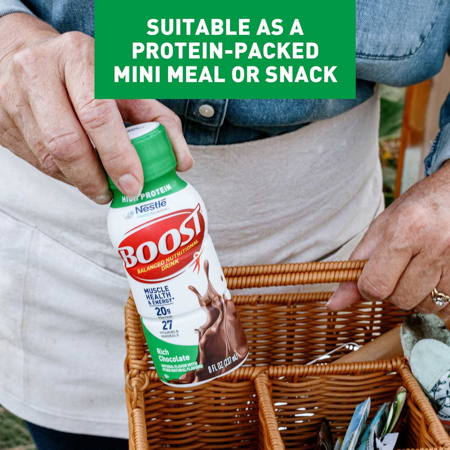 BOOST 20g High Protein Nutritional Drink, Chocolate 8 fl. oz., 28 ct. - Image 6