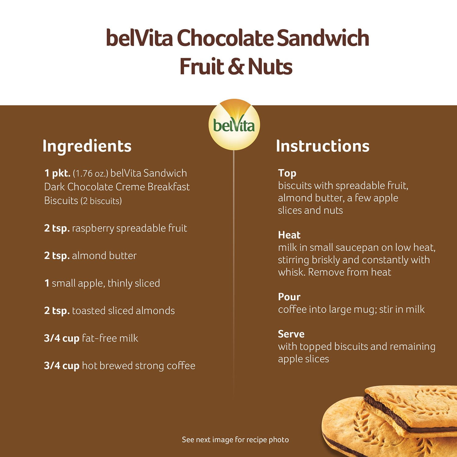 belVita Dark Chocolate Creme Breakfast Biscuits 25 pk. - Image 9