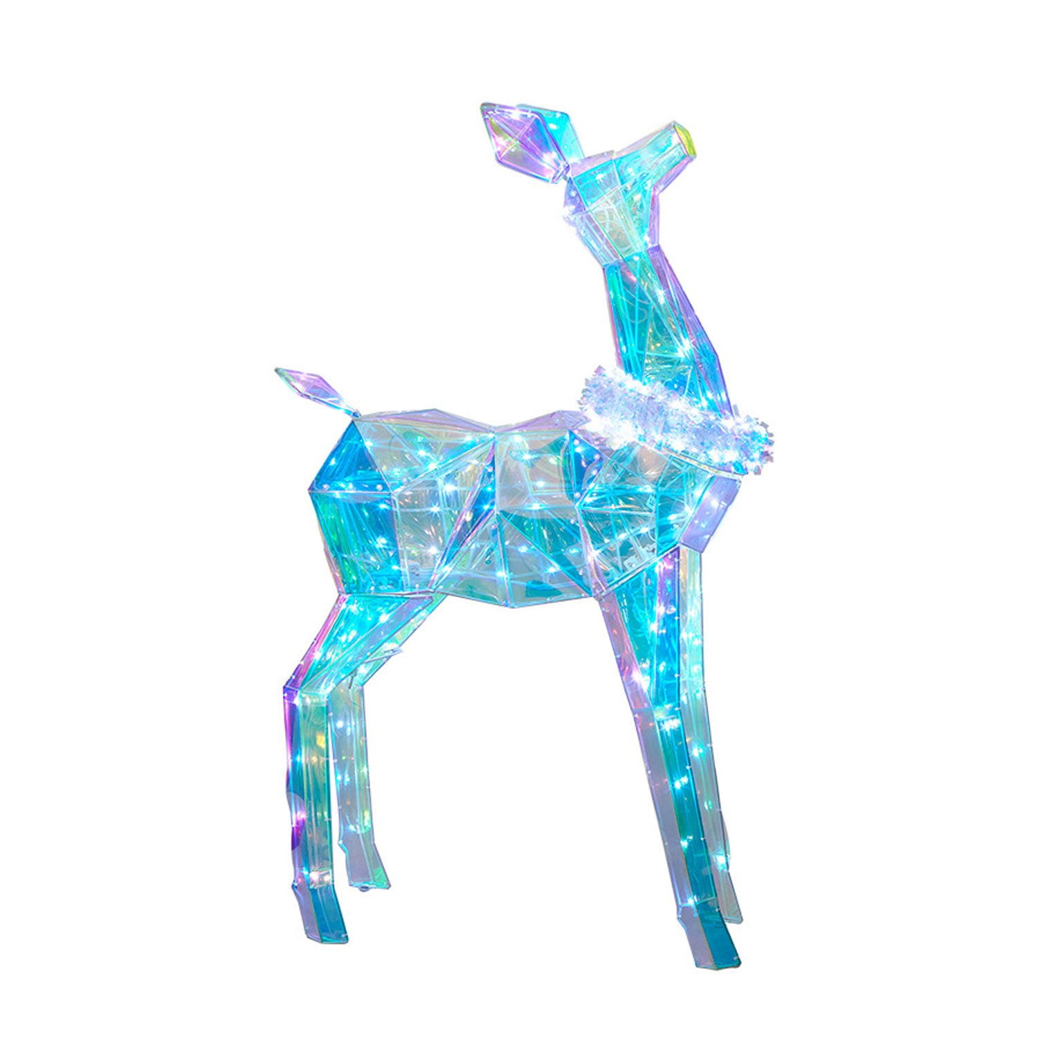 Member's Mark Pre-Lit Prismatic Deer Family, Set of 3 - Image 5