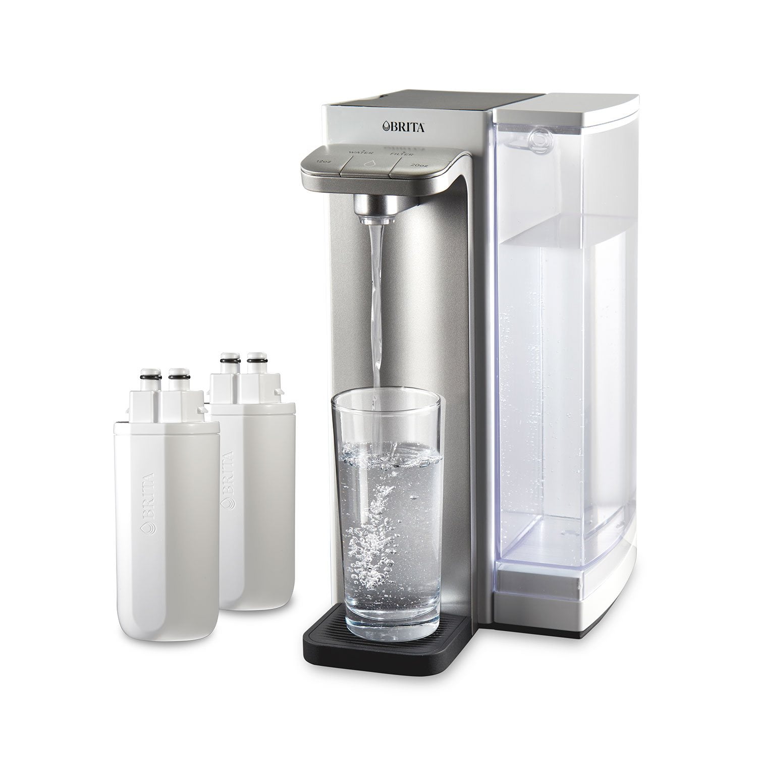 Brita Hub 12Cup Countertop Water Filtration Device with 2 Carbon Block Filters