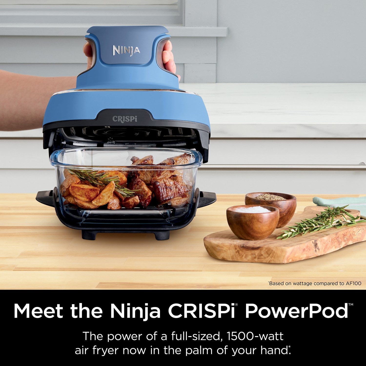 Ninja Crispi 5-in-1 Portable Glass Air Fryer Cooking System - Image 3
