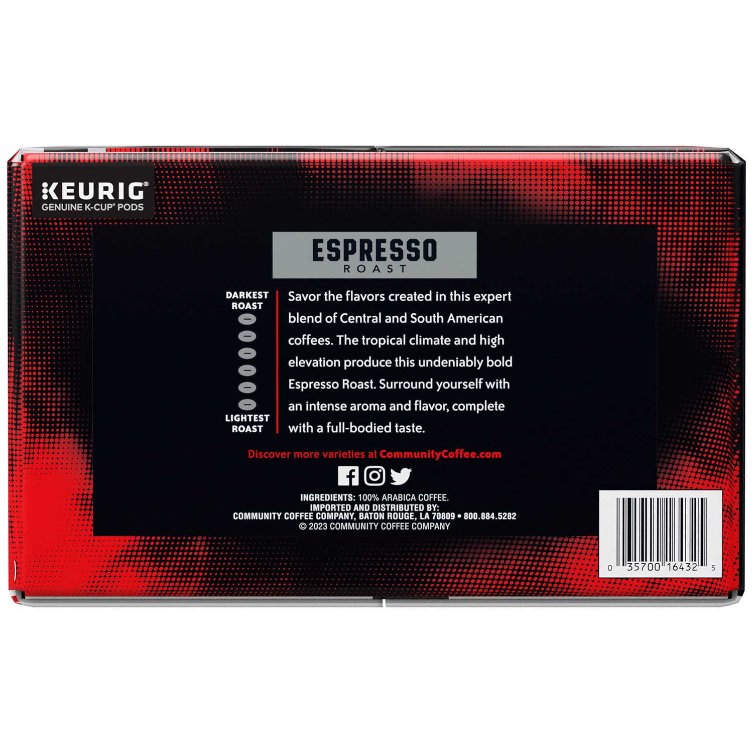 Community Coffee Dark and Bold Espresso Darkest Roast Coffee Pods, 72 ct. - Image 4