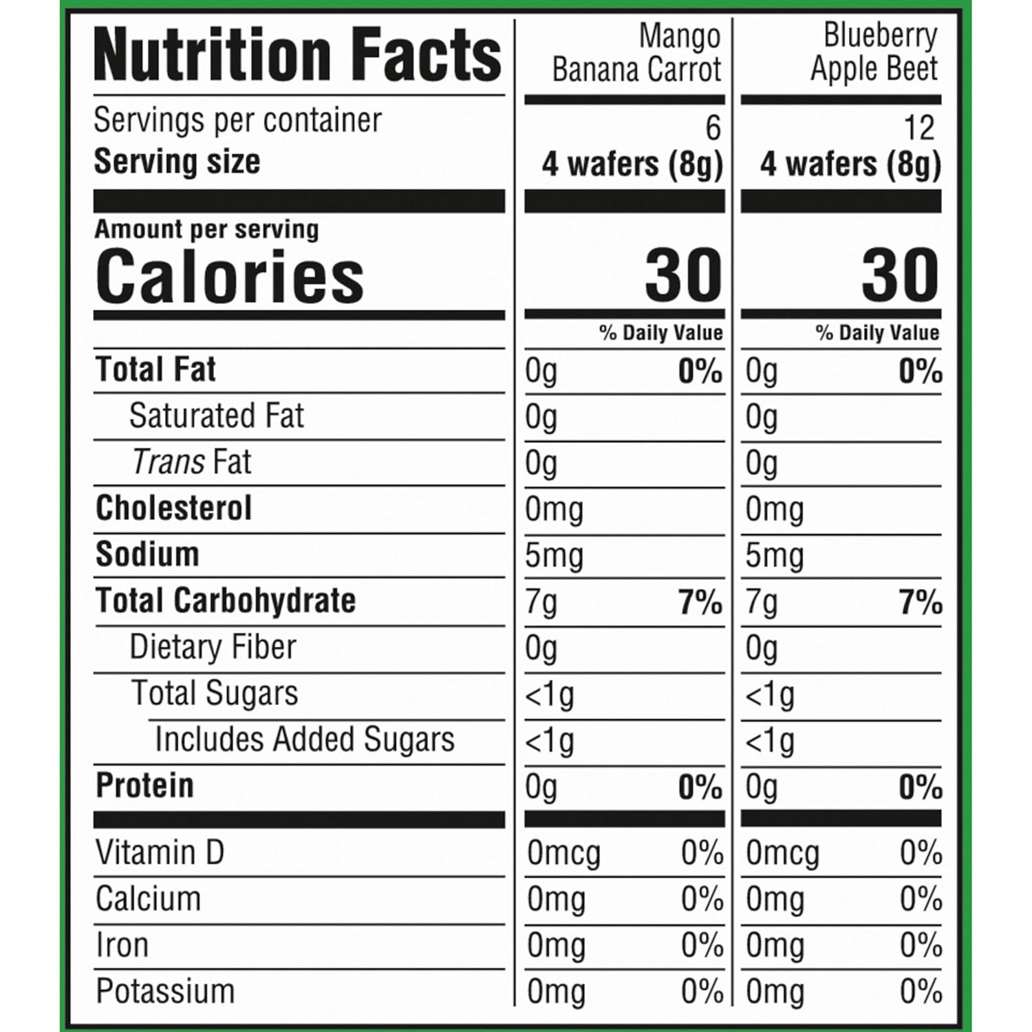 Gerber Organic Teething Wafers Variety Pack, 36 ct. - Image 2