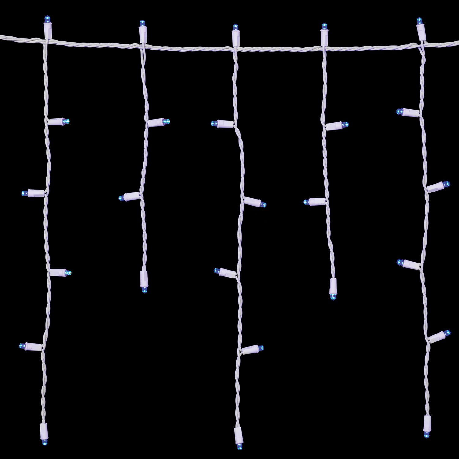 Member's Mark 300ct LED Icicle Lights, 18' Lighted Length - Image 2