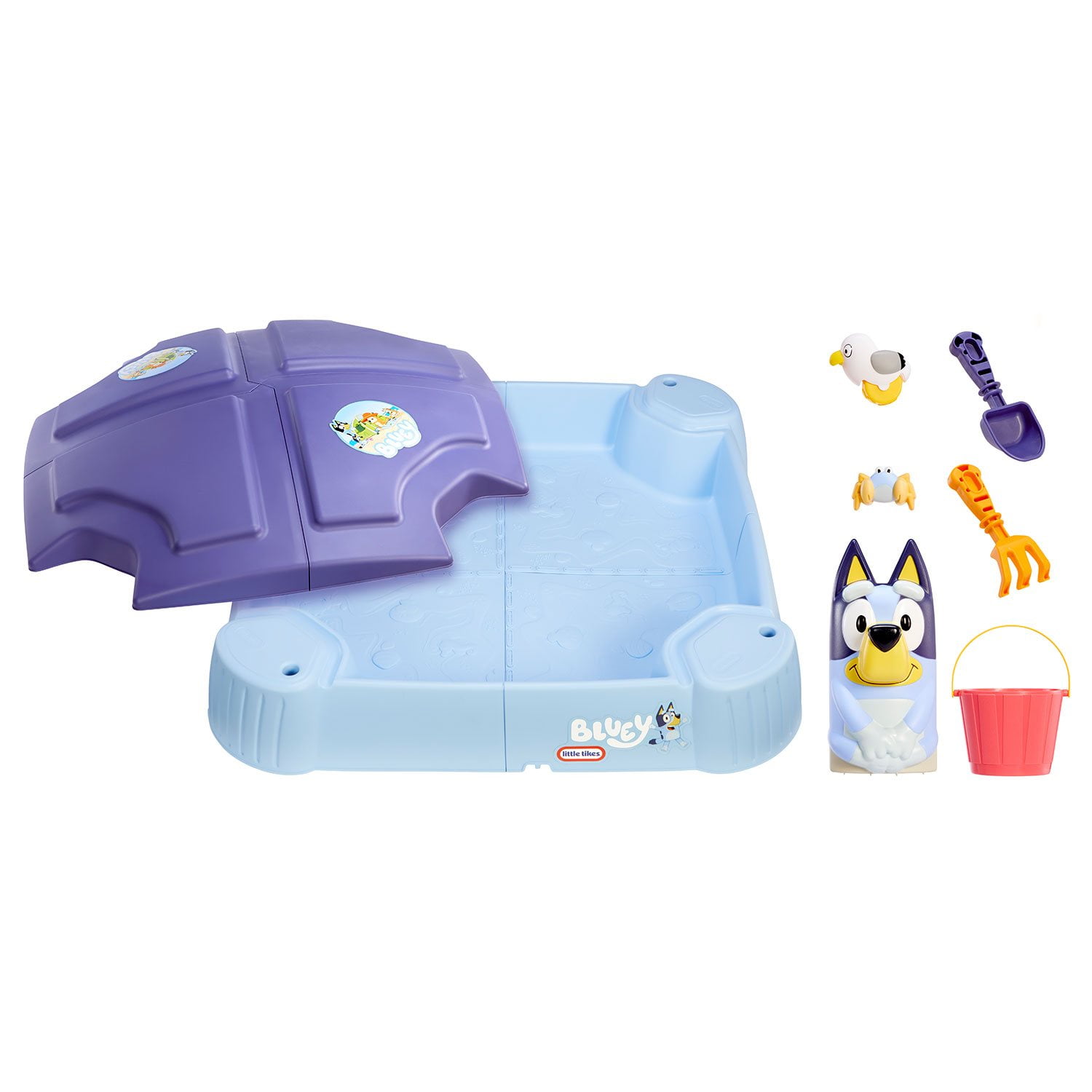 Little Tikes Bluey Beach Day Sand Box with Accessories - Image 2