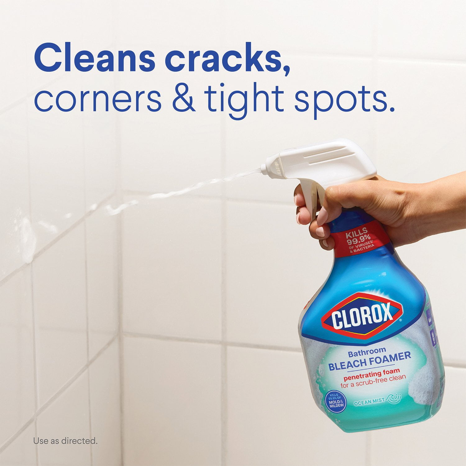 Clorox Bathroom Bleach Foamer, Ocean Mist, 3 ct., 90 fl. oz. - Image 3