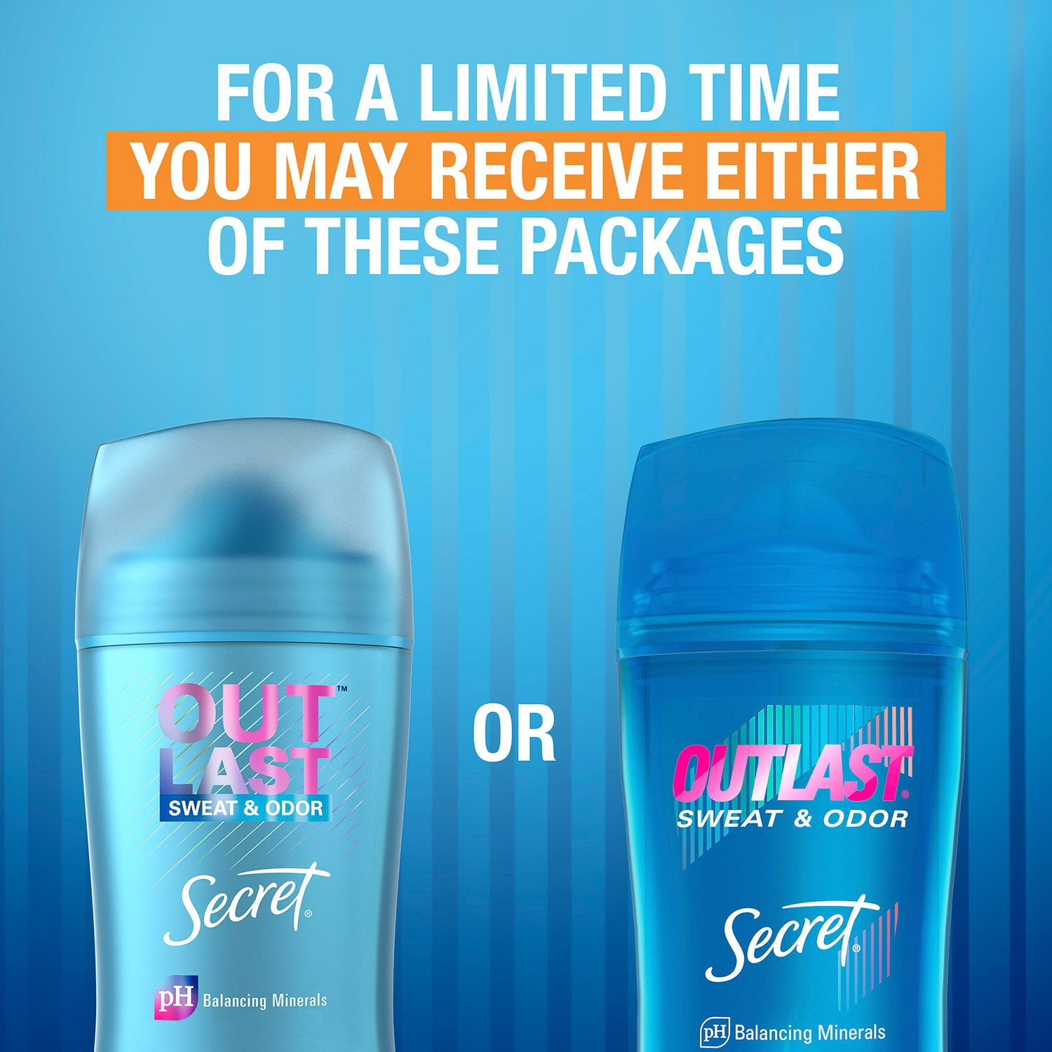 Secret Outlast Clear Gel Deodorant, Completely Clean, 2.6 oz., 4 pk. - Image 9