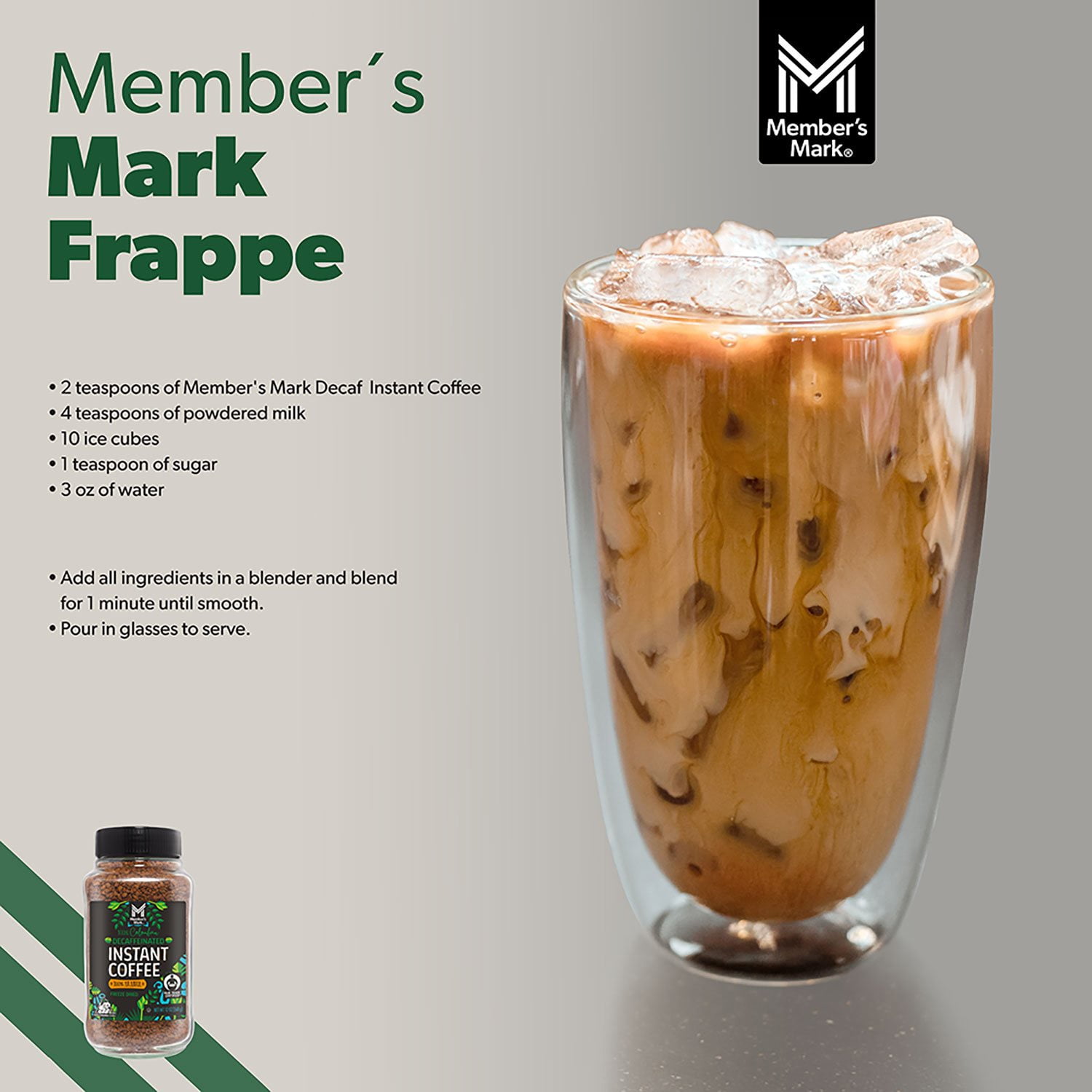 Member's Mark Colombian Decaffeinated Instant Coffee, 12 oz. - Image 3