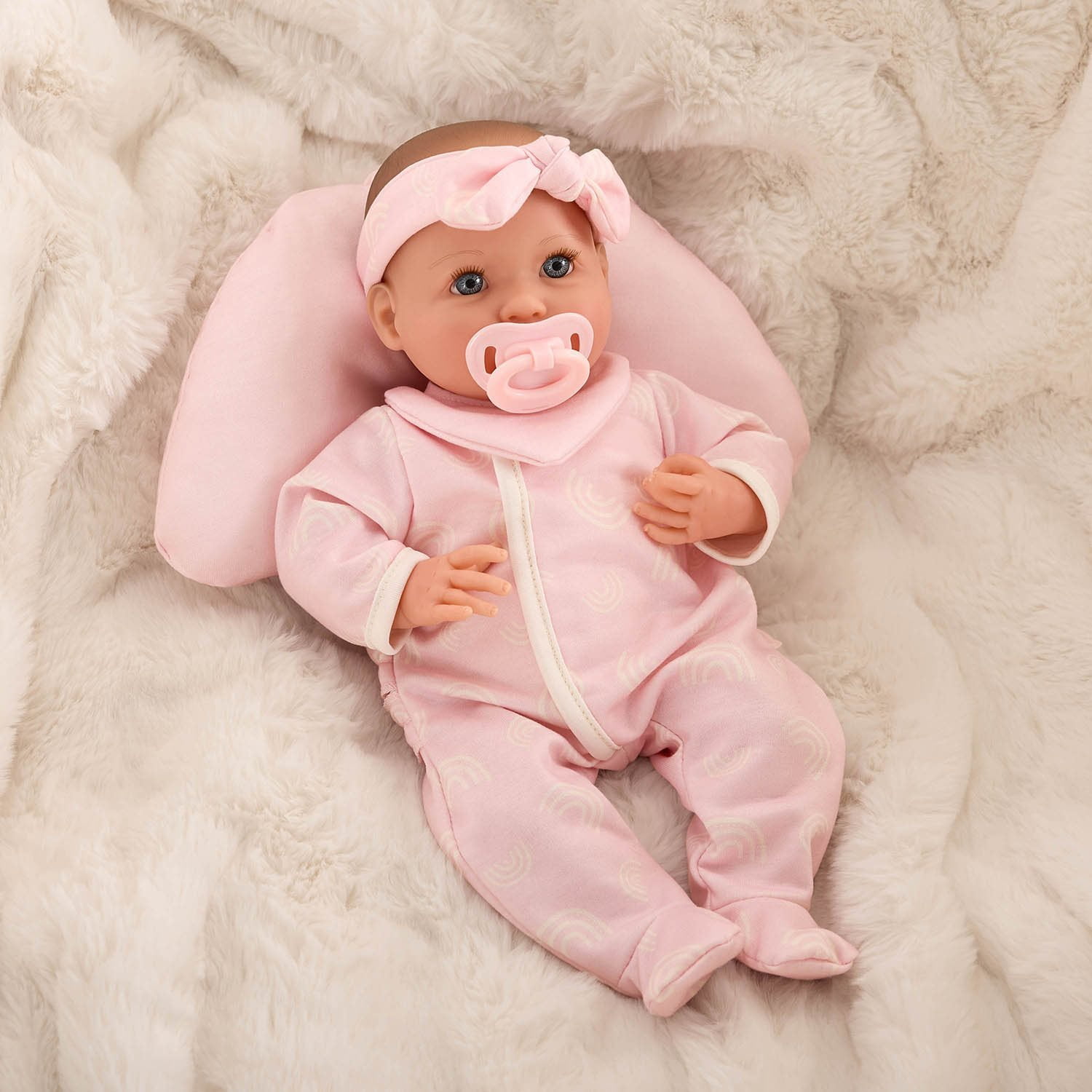 Member's Mark Purely Perfect 15.5” Soft Weighted Baby Doll - Image 2
