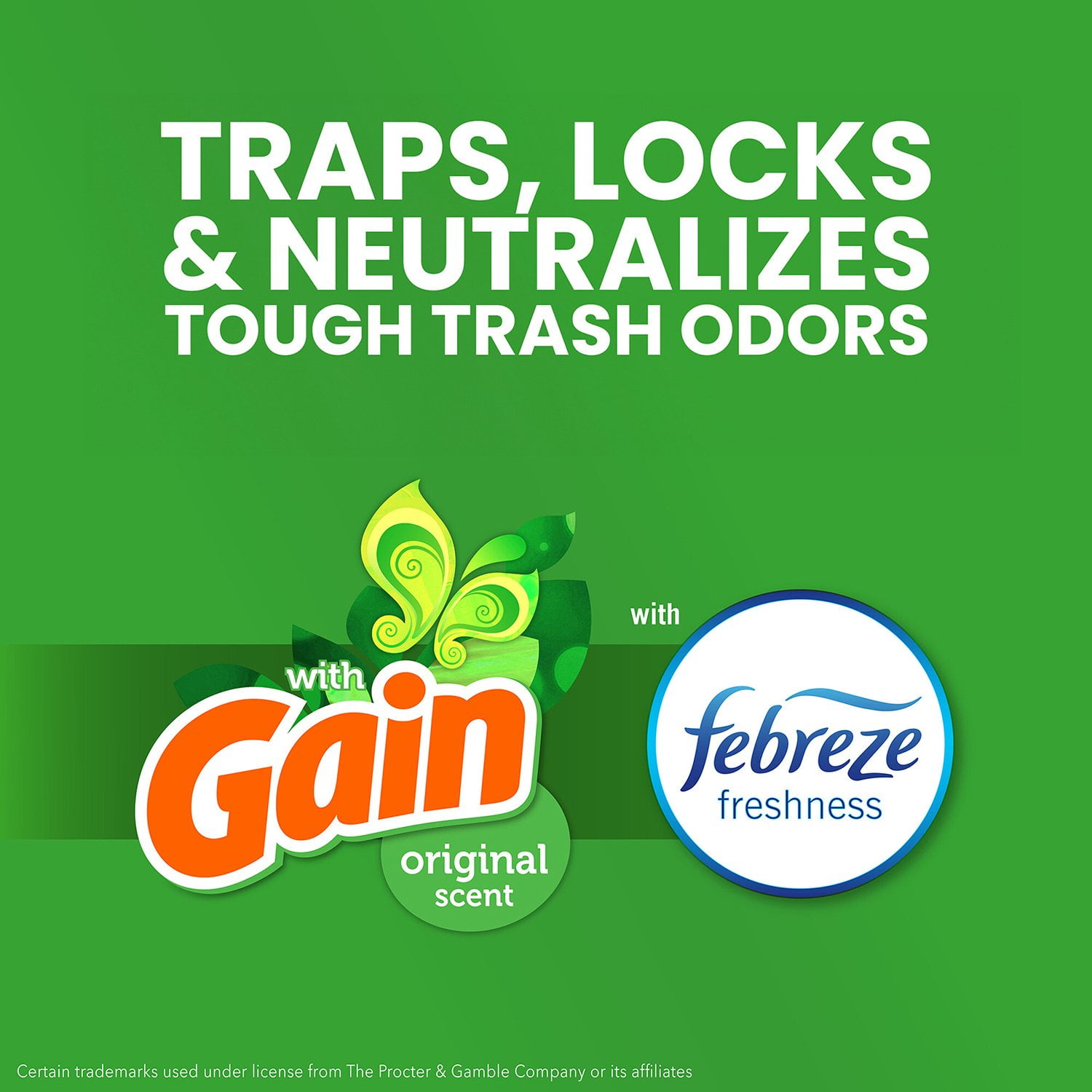 Glad ForceFlex 13-Gallon Kitchen Trash Bags, Gain Original Scent + Febreze, 160 ct. - Image 6