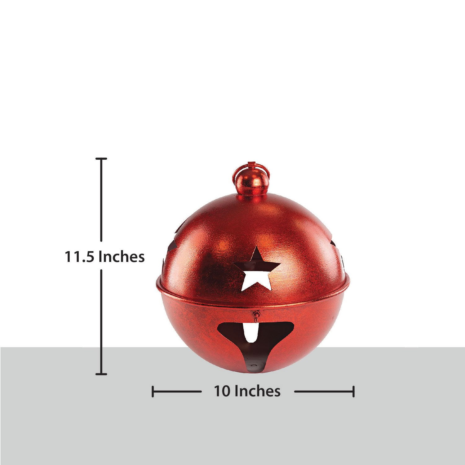 Member's Mark Jingle Bell Décor, Set of 3 - Image 3