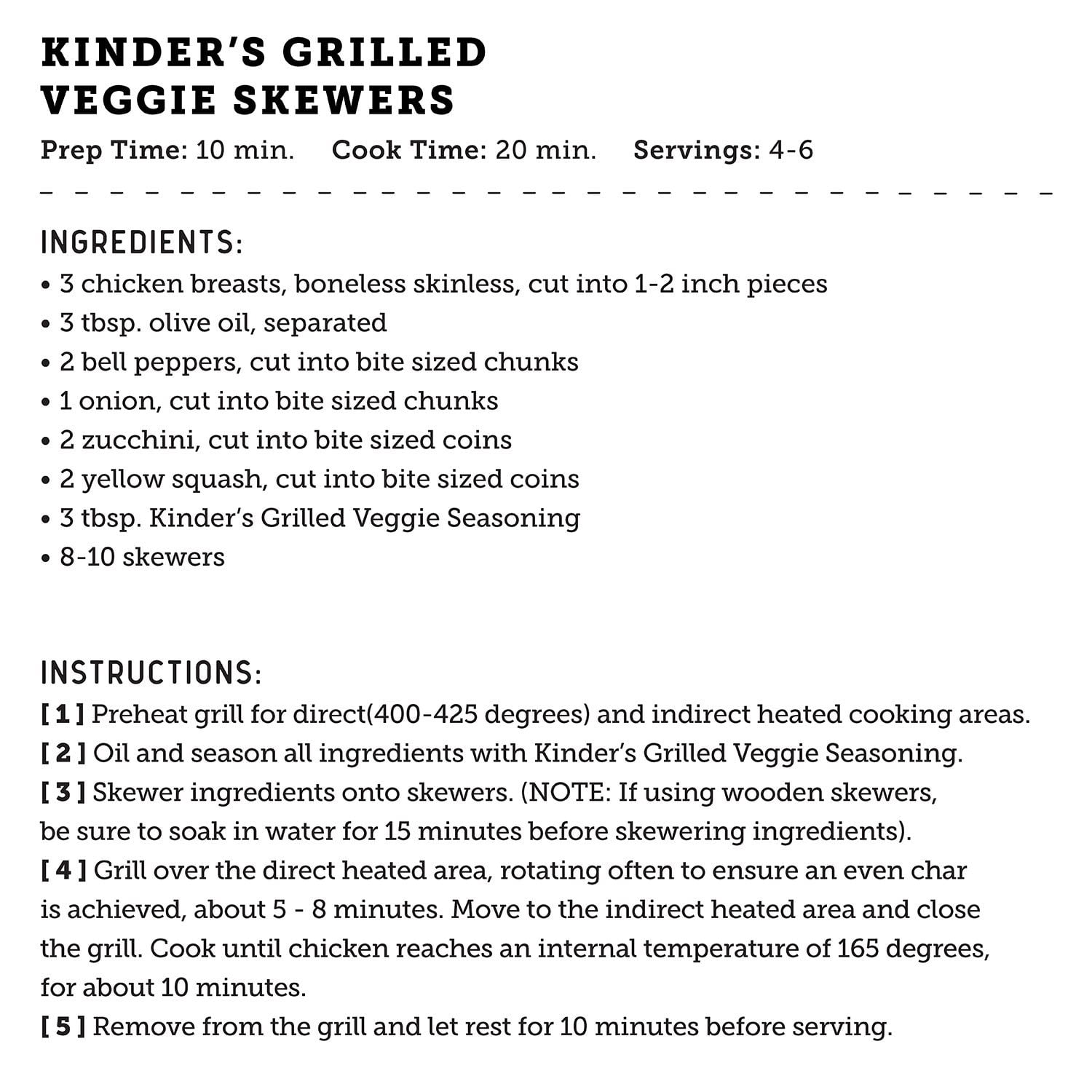 Kinder's Grilled Veggie Seasoning, 9.8 oz. - Image 6