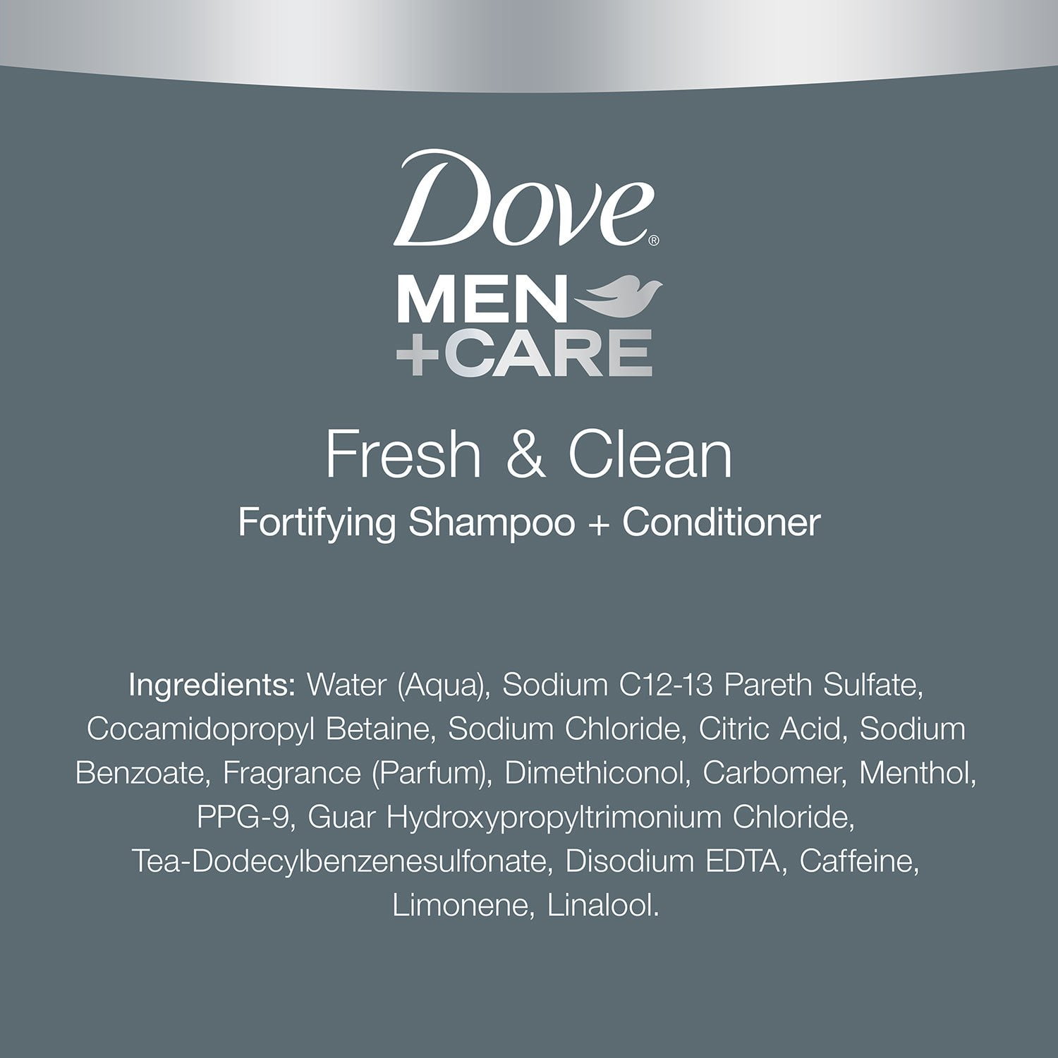 Dove Men+Care Fresh & Clean 2-in-1 Shampoo + Conditioner, 40 fl. oz. - Image 2