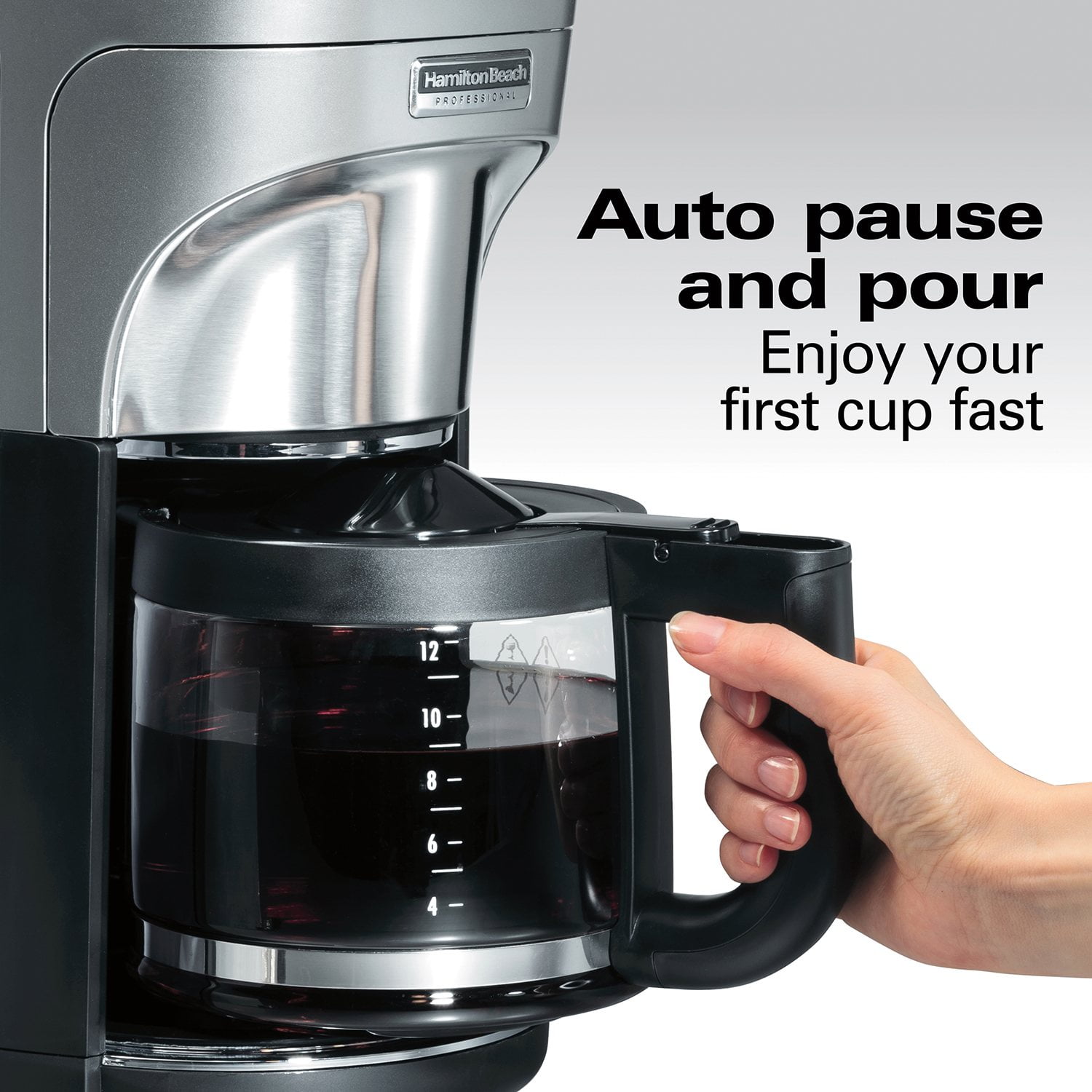Hamilton Beach Professional Programmable 12-Cup Capacity Coffee Maker - Image 2