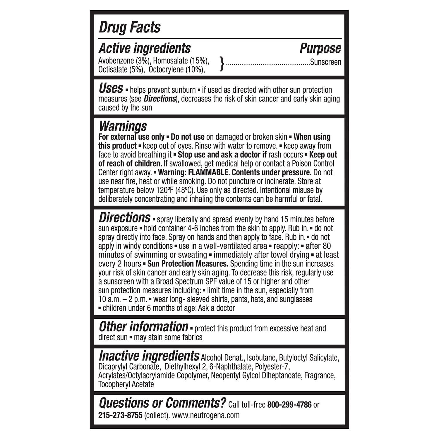 Neutrogena Ultra Sheer Body Mist Sunscreen Spray, SPF 70, 5 oz., 3 pk. - Image 2