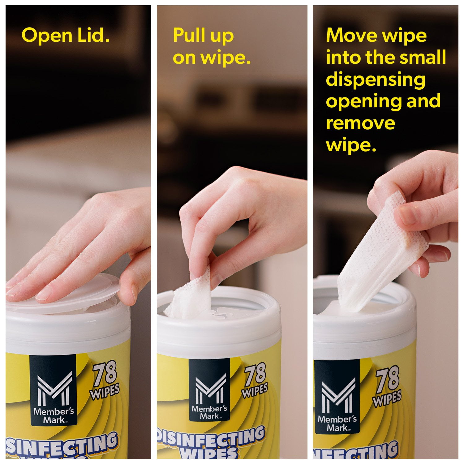 Member's Mark Disinfecting Wipes, Variety Pack, 4 pk., 312 ct. - Image 4