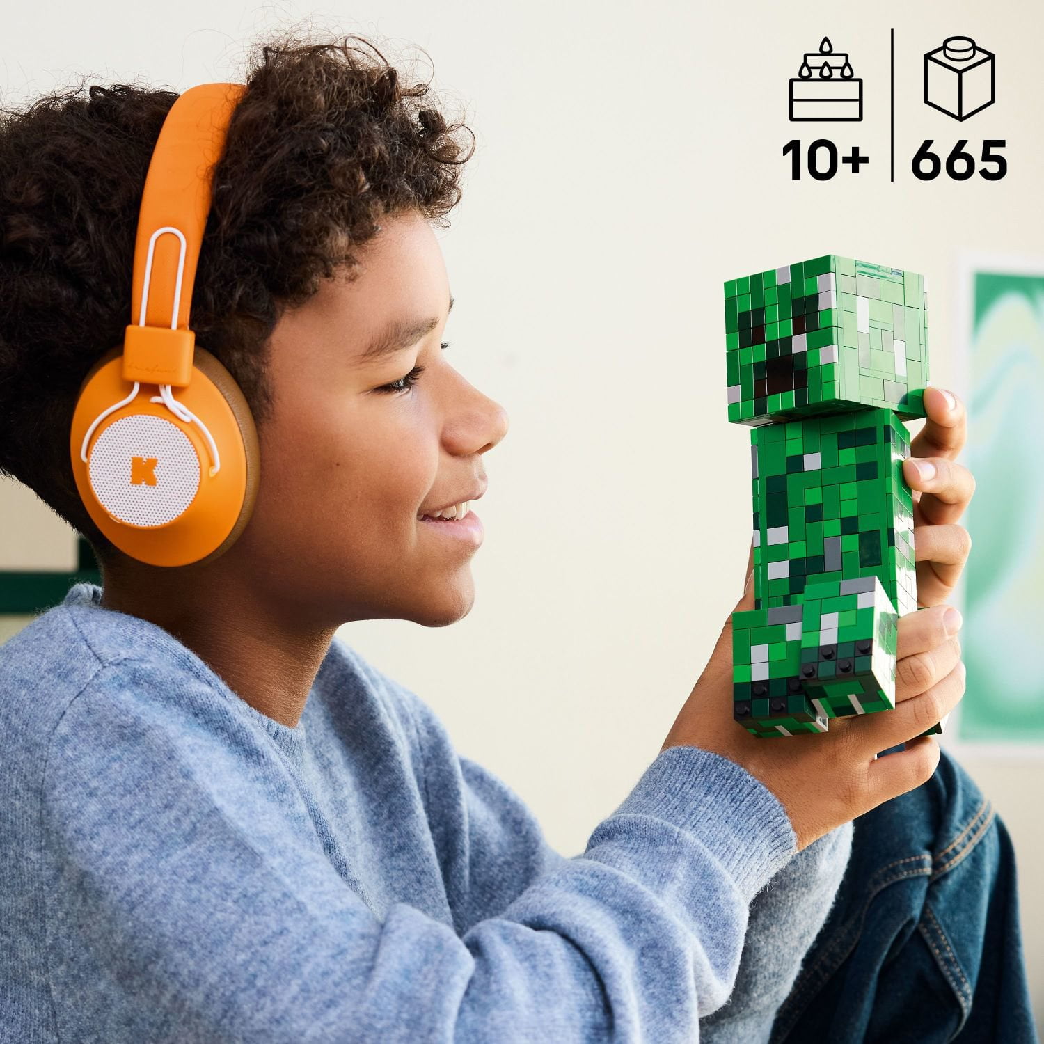 LEGO Minecraft The Creeper Gaming Kids Building Toy, 665 pc. - Image 2