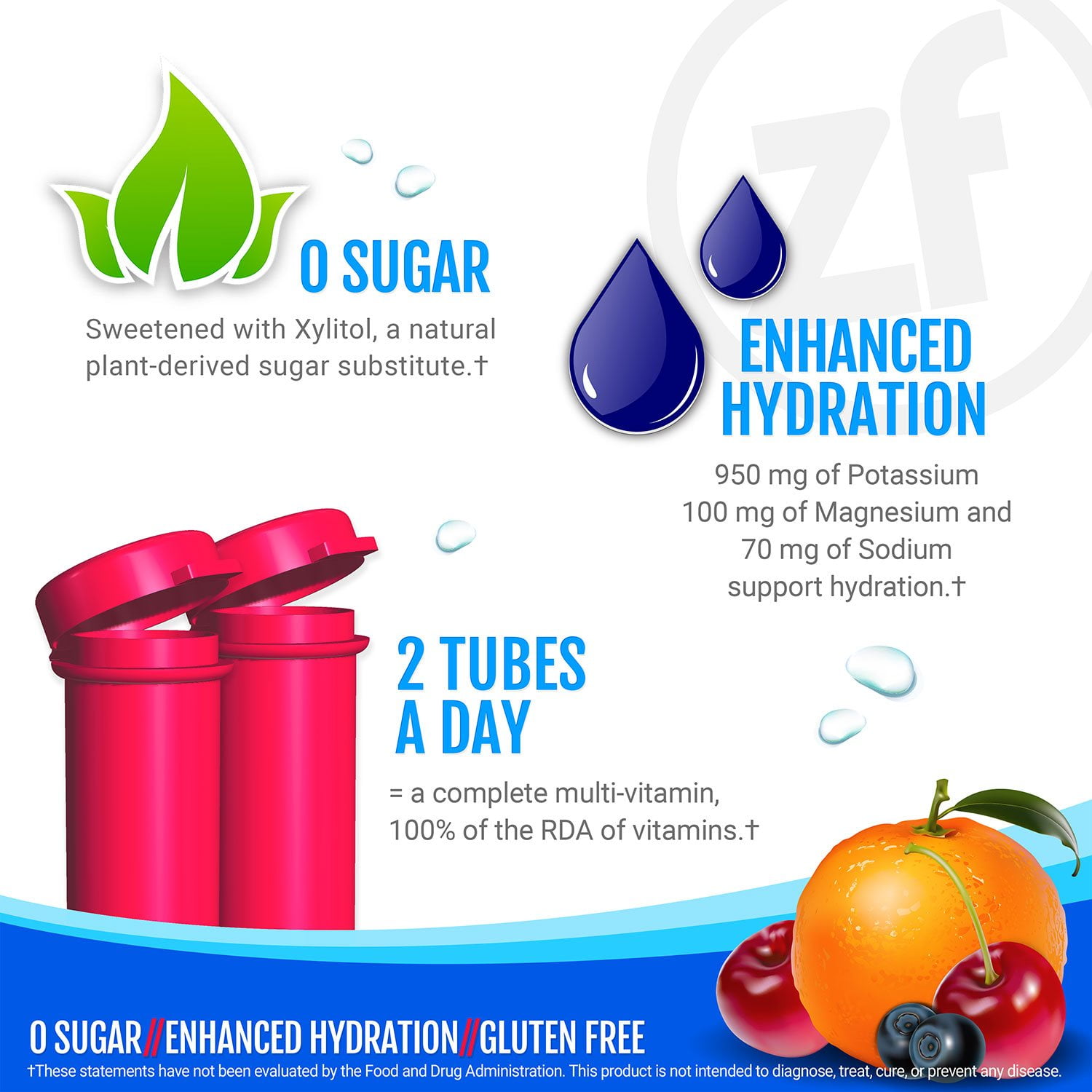 Zipfizz Energy Multi-Vitamin Hydration Drink Mix, Fruit Punch, 20 ct. - Image 6
