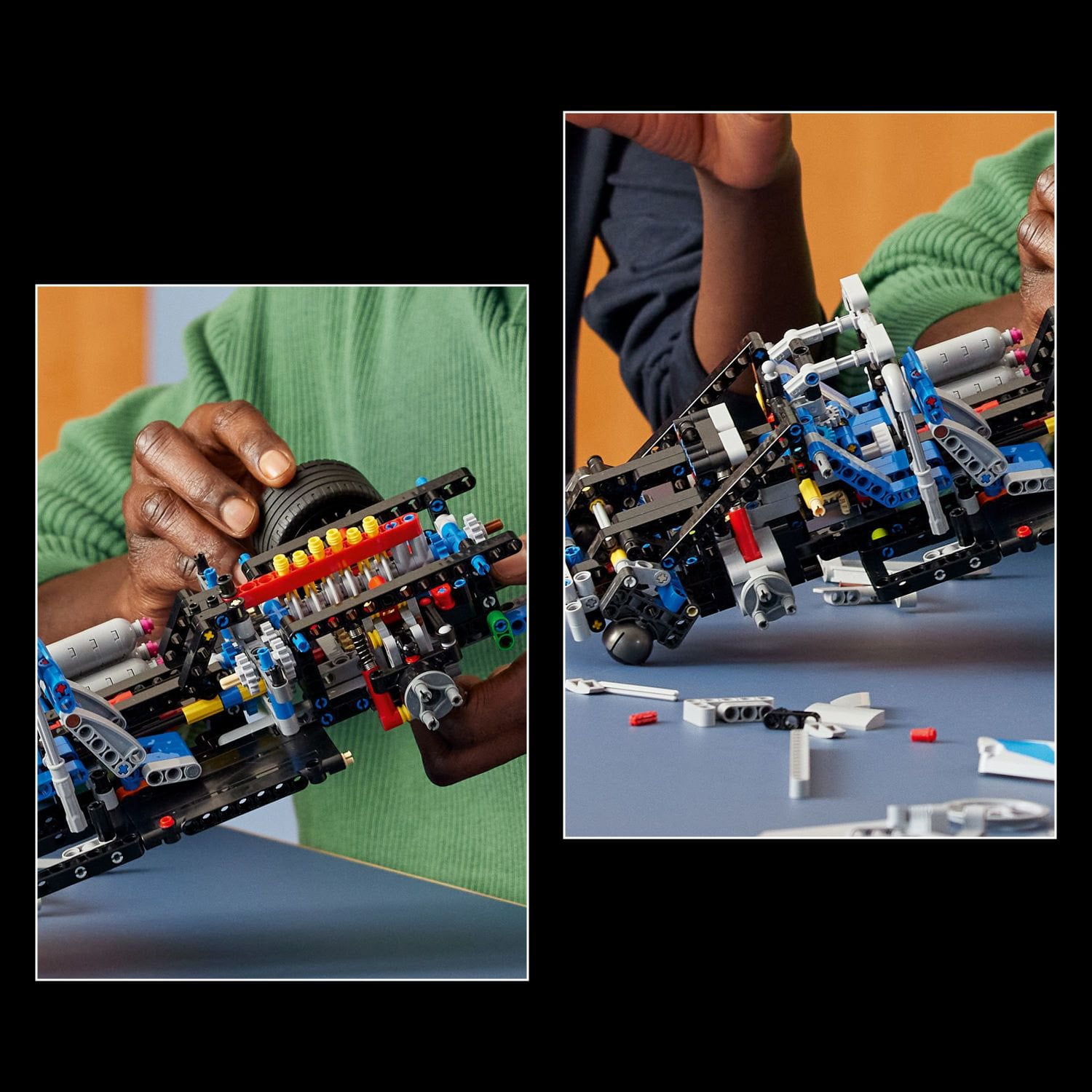 LEGO Technic 2 Fast 2 Furious Nissan Skyline GT-R (R34) Car Building Set, 1410 pc. - Image 4