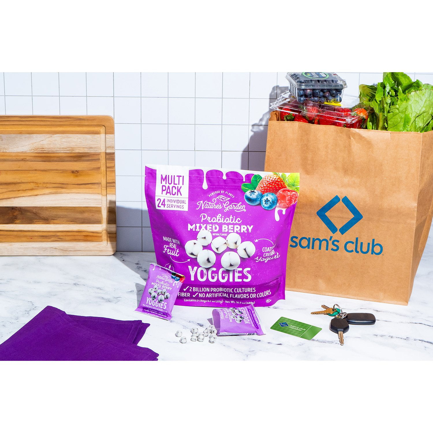 Nature's Garden Probiotic Mixed Berry Yoggies 0.7 oz., 24 pk. - Image 5