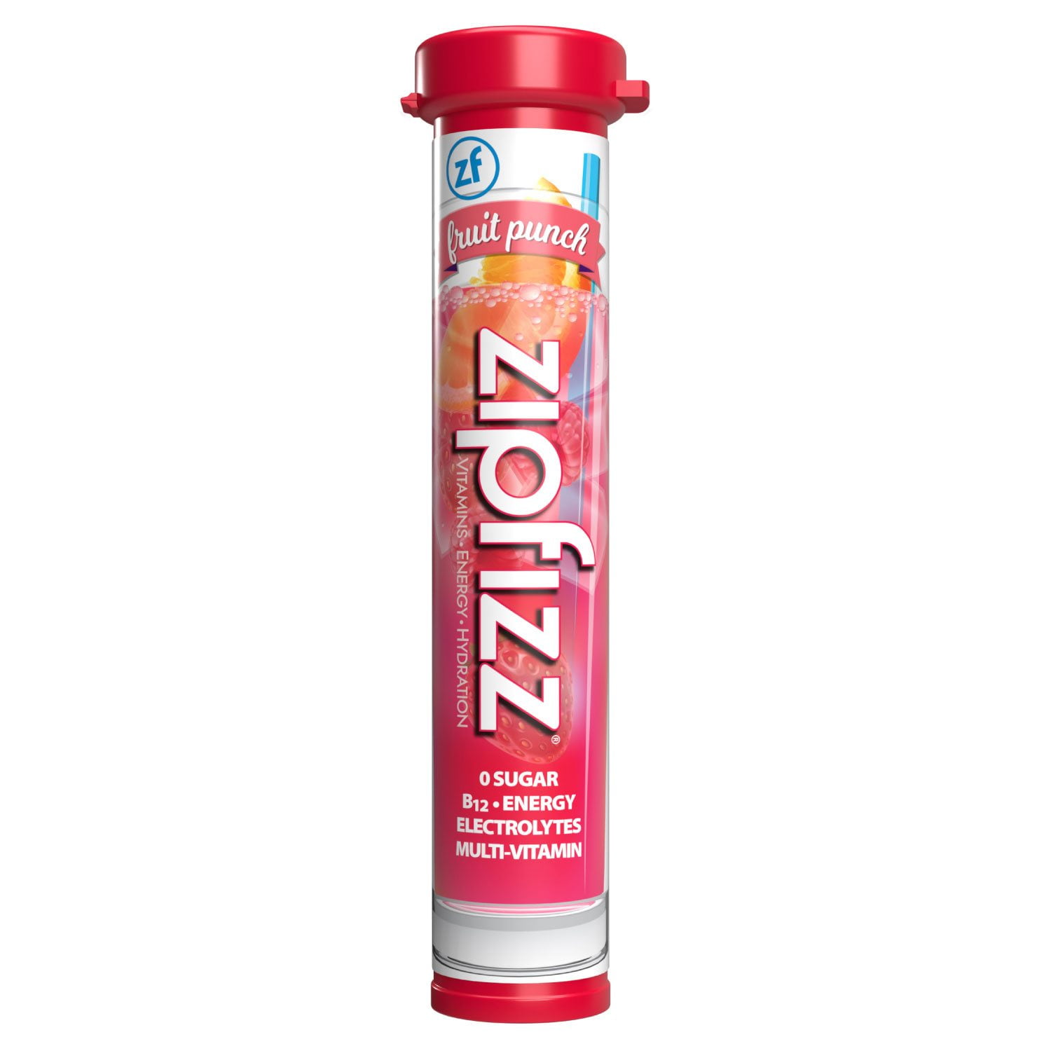 Zipfizz Energy Multi-Vitamin Hydration Drink Mix, Fruit Punch, 20 ct. - Image 3